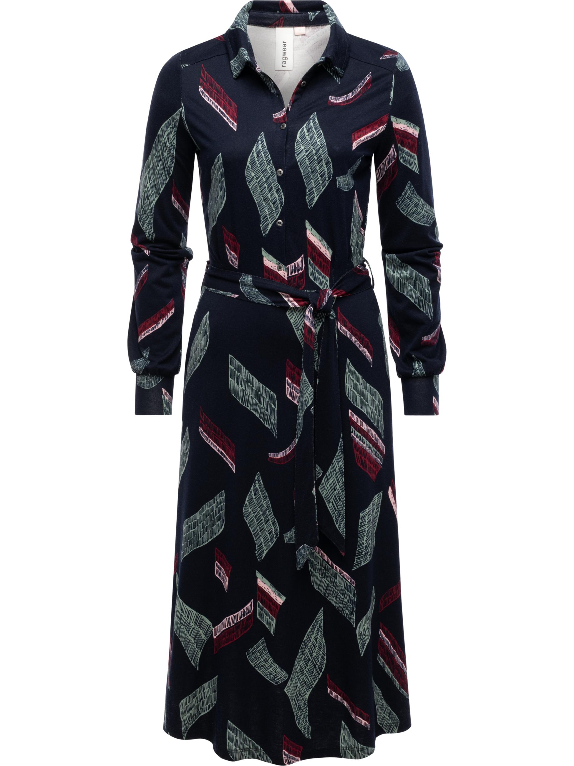 Kleid "Plantee Print" Navy