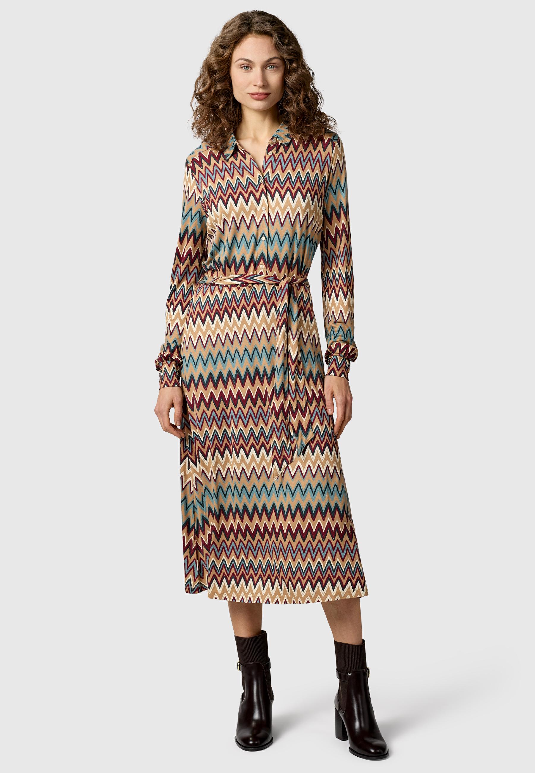 Kleid "Plantee Print" Sand26