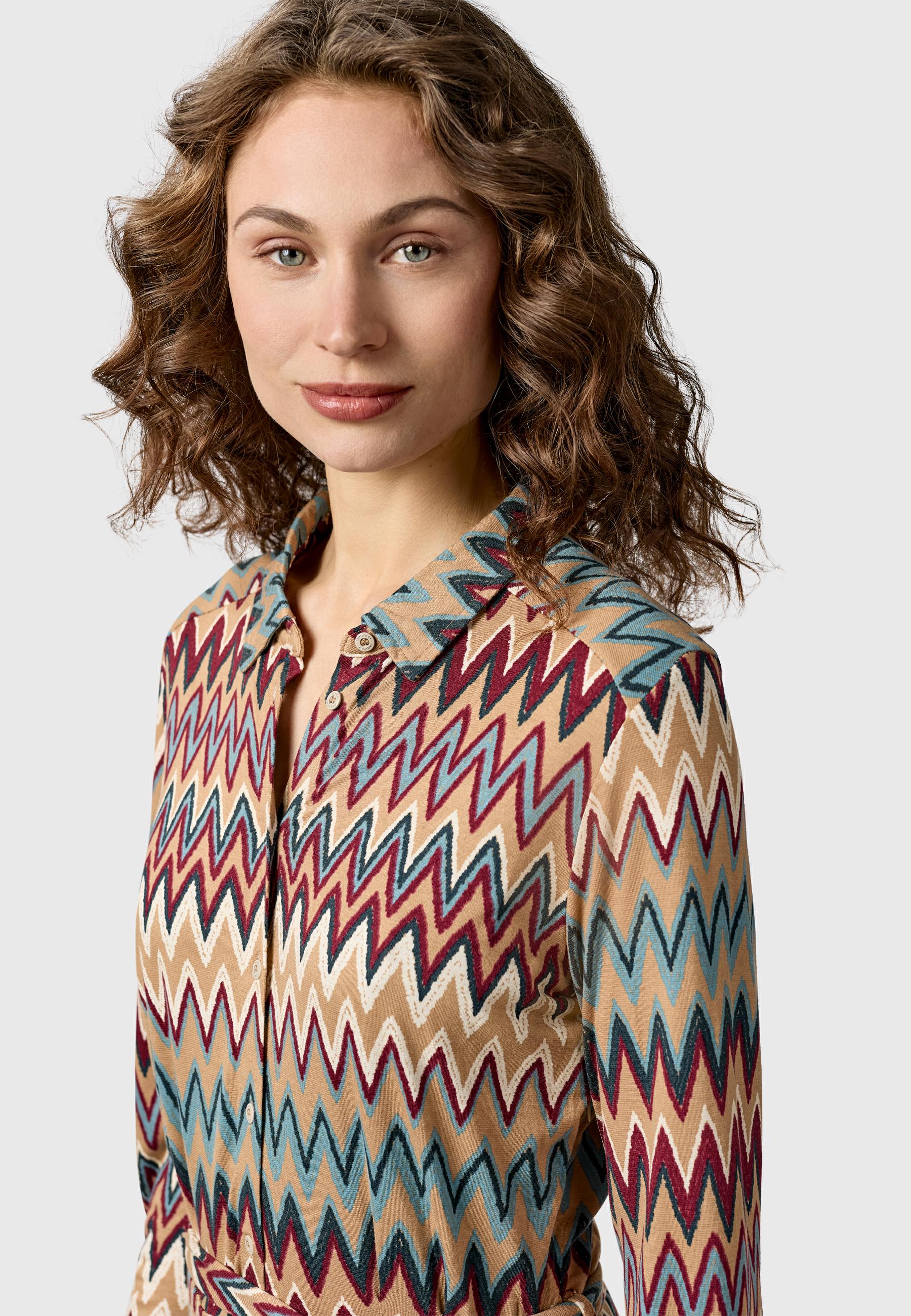 Kleid "Plantee Print" Sand26