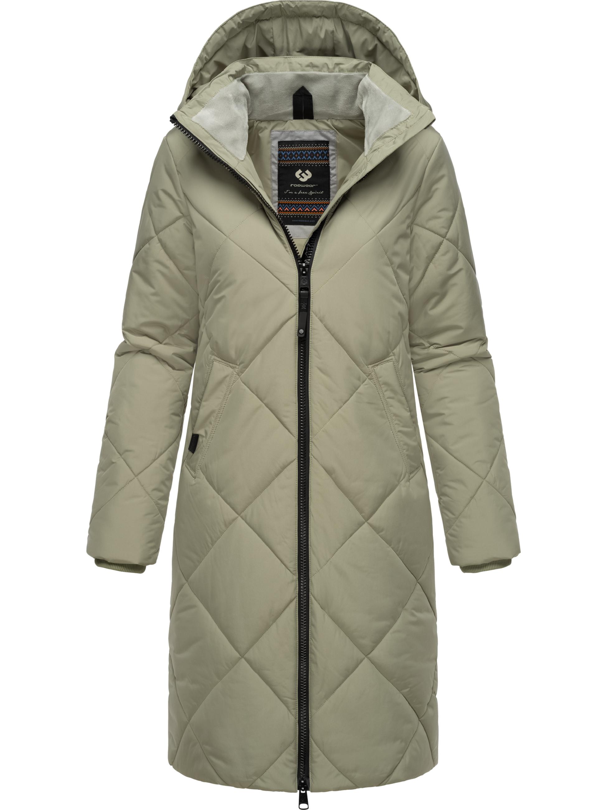 Wintermantel mit abnehmbarer Kapuze "Rebela" Dusty Olive