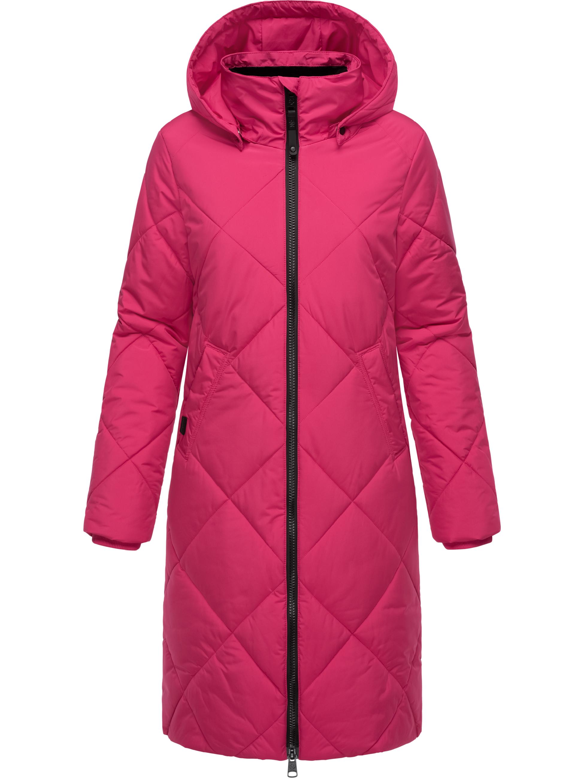 Wintermantel mit abnehmbarer Kapuze "Rebela" Fuchsia