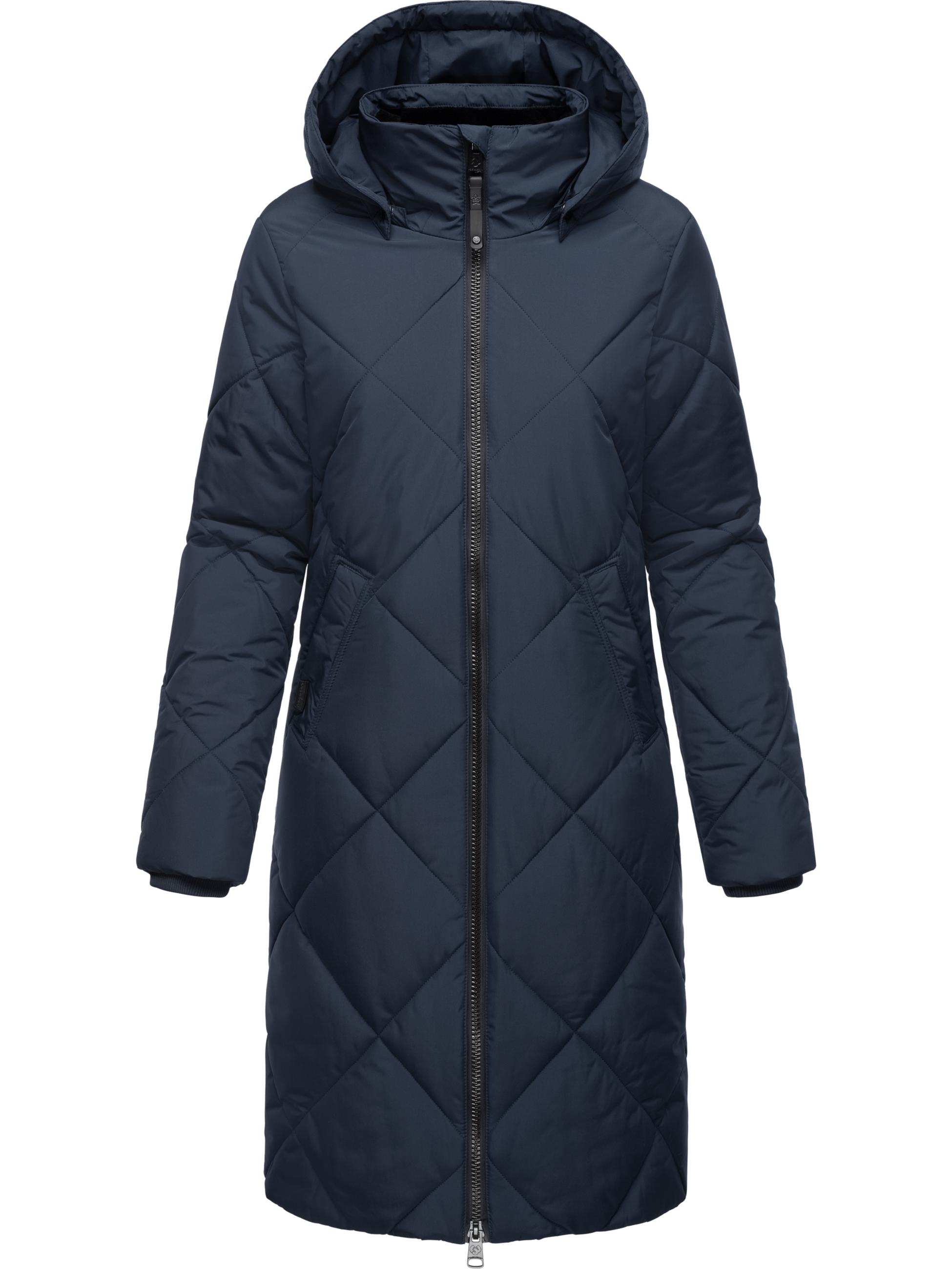 Wintermantel mit abnehmbarer Kapuze "Rebela" Navy