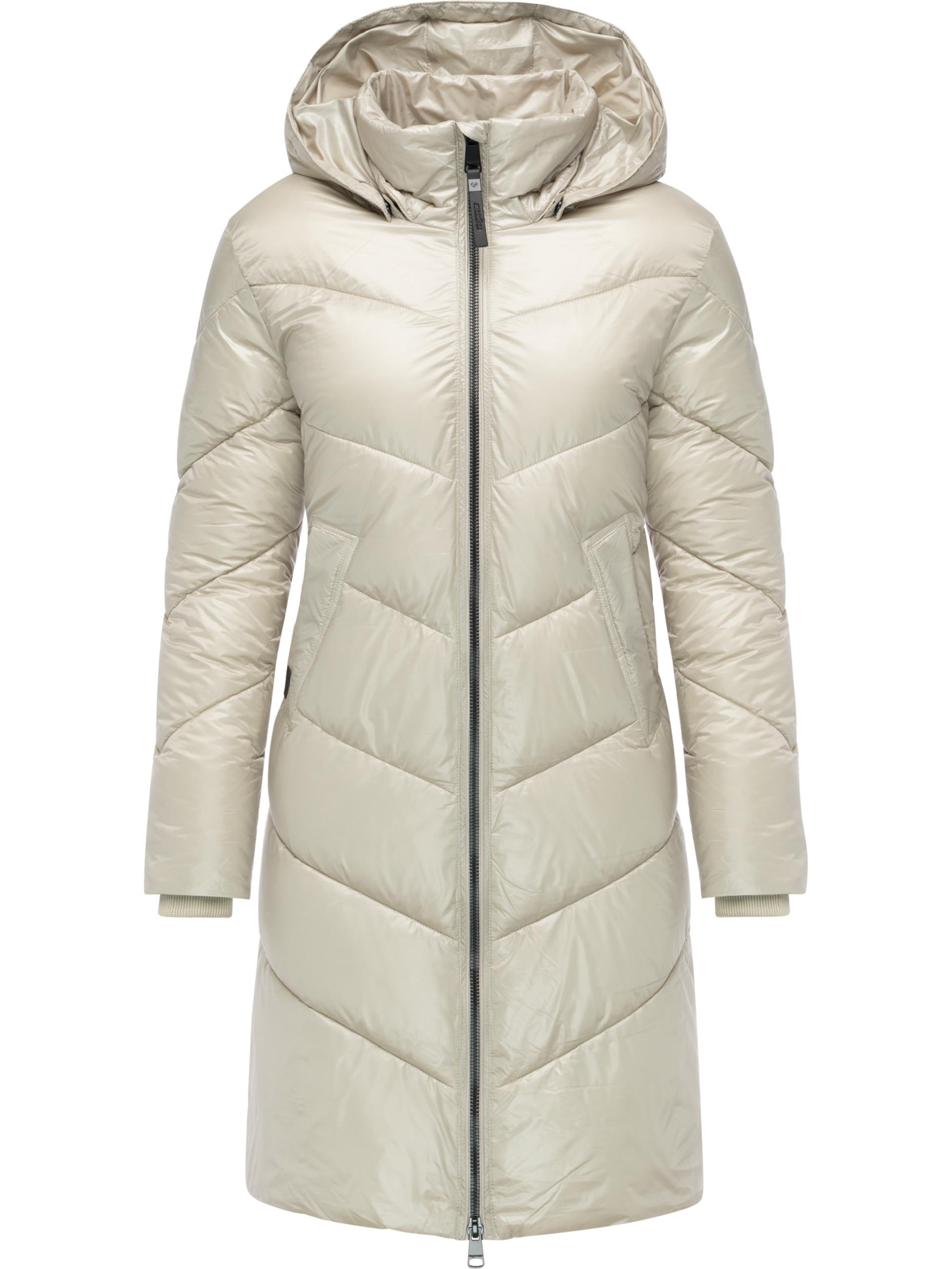 Glänzender Winter Steppmantel "Rebelka Shiny YOUMODO" Bone