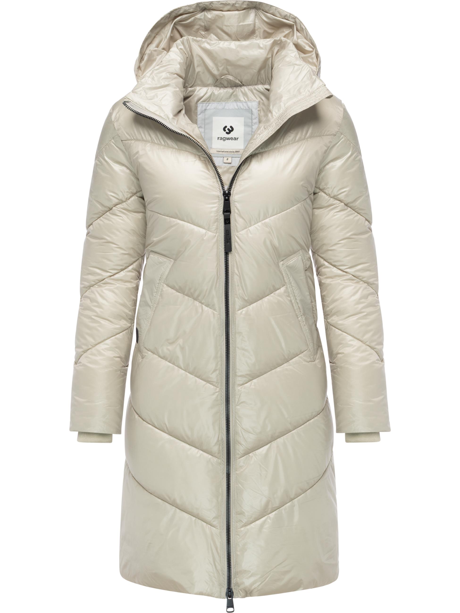 Glänzender Winter Steppmantel "Rebelka Shiny YOUMODO" Bone