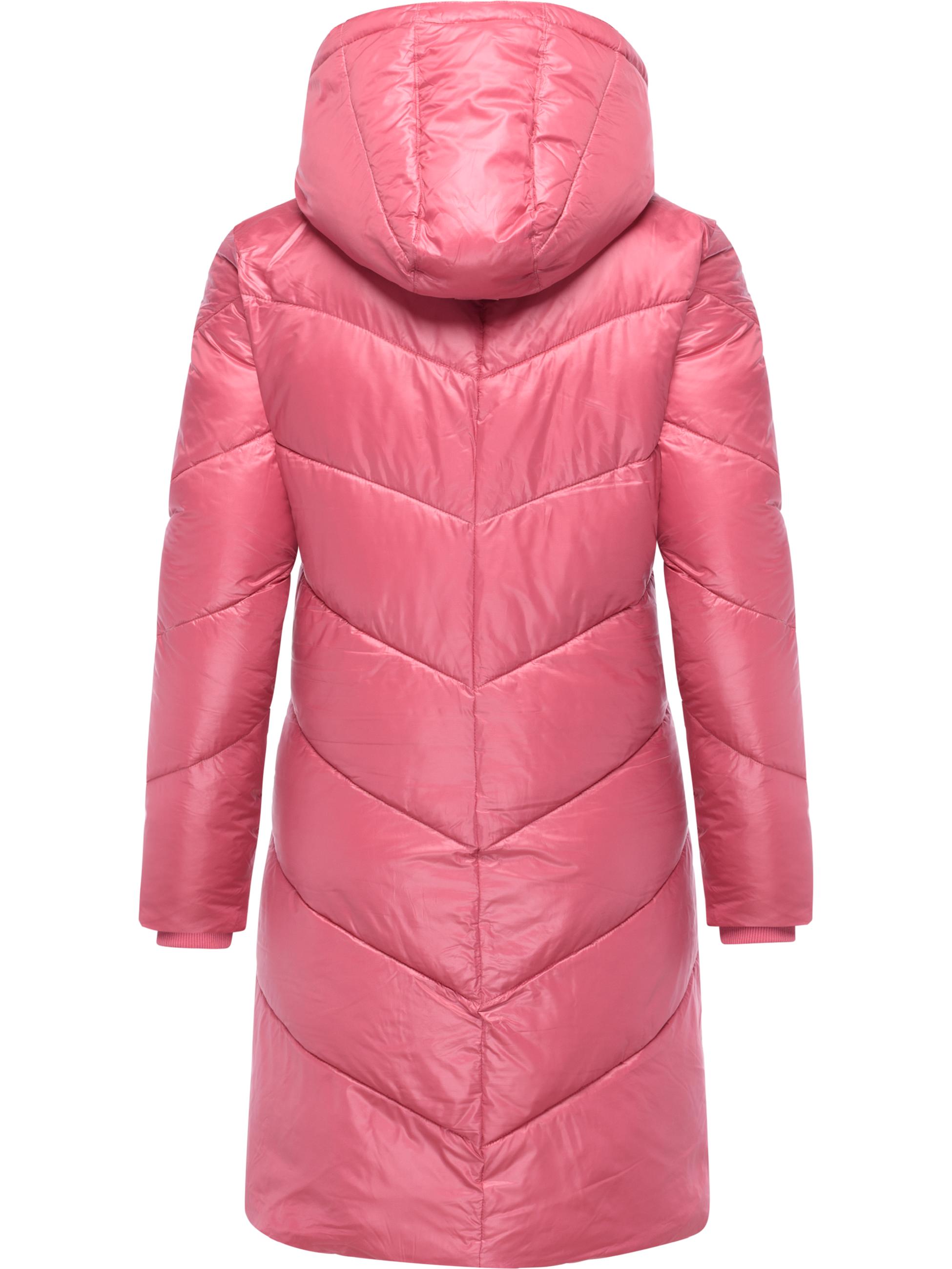 Glänzender Winter Steppmantel "Rebelka Shiny YOUMODO" Rose