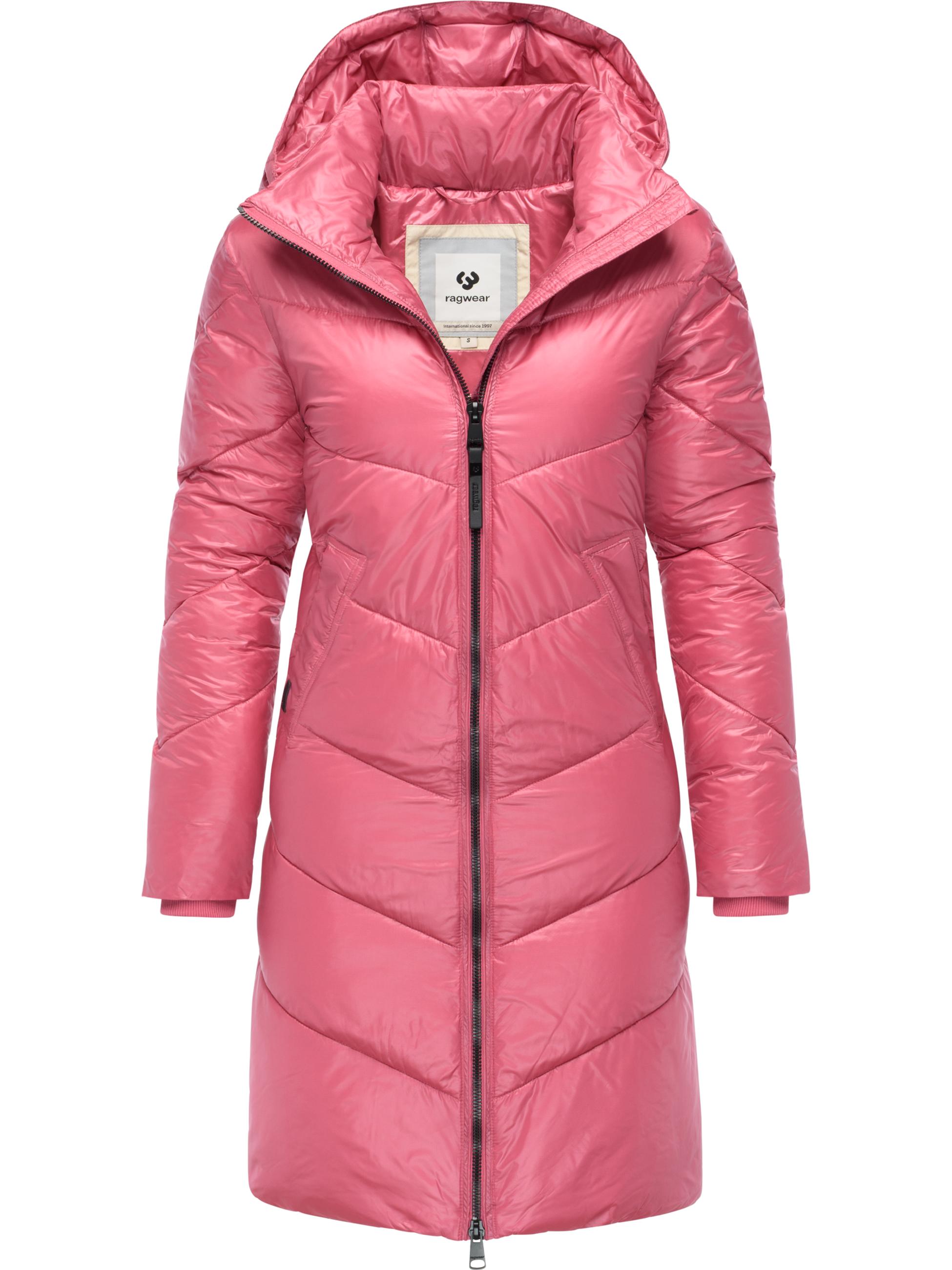 Glänzender Winter Steppmantel "Rebelka Shiny YOUMODO" Rose