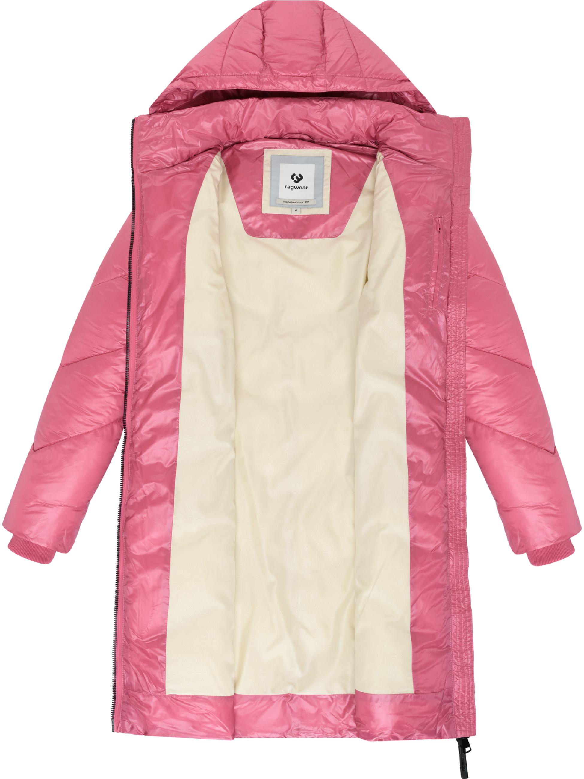 Glänzender Winter Steppmantel "Rebelka Shiny YOUMODO" Rose