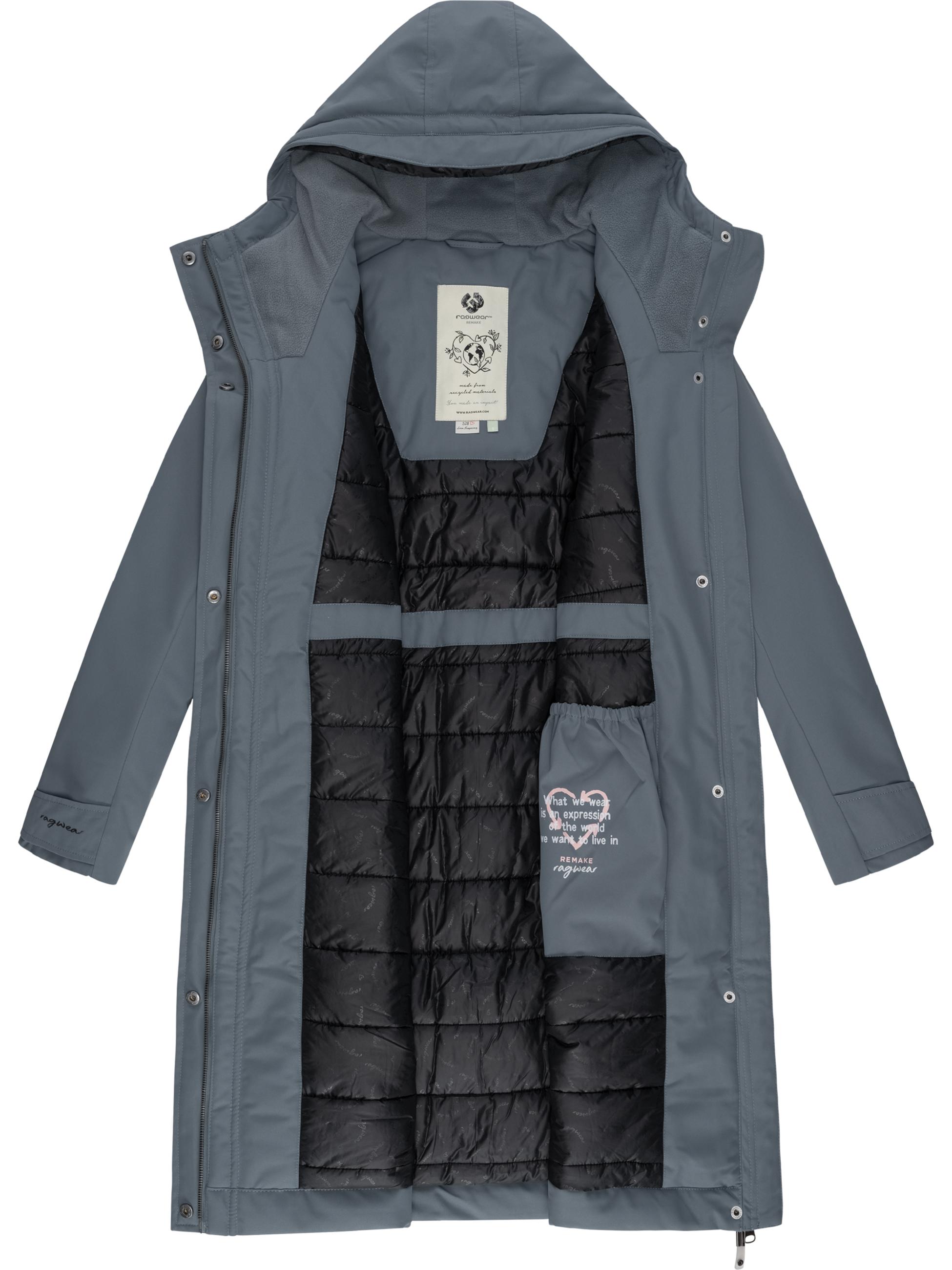 Langer Winterparka mit Kapuze "Refutura Remake" Grey