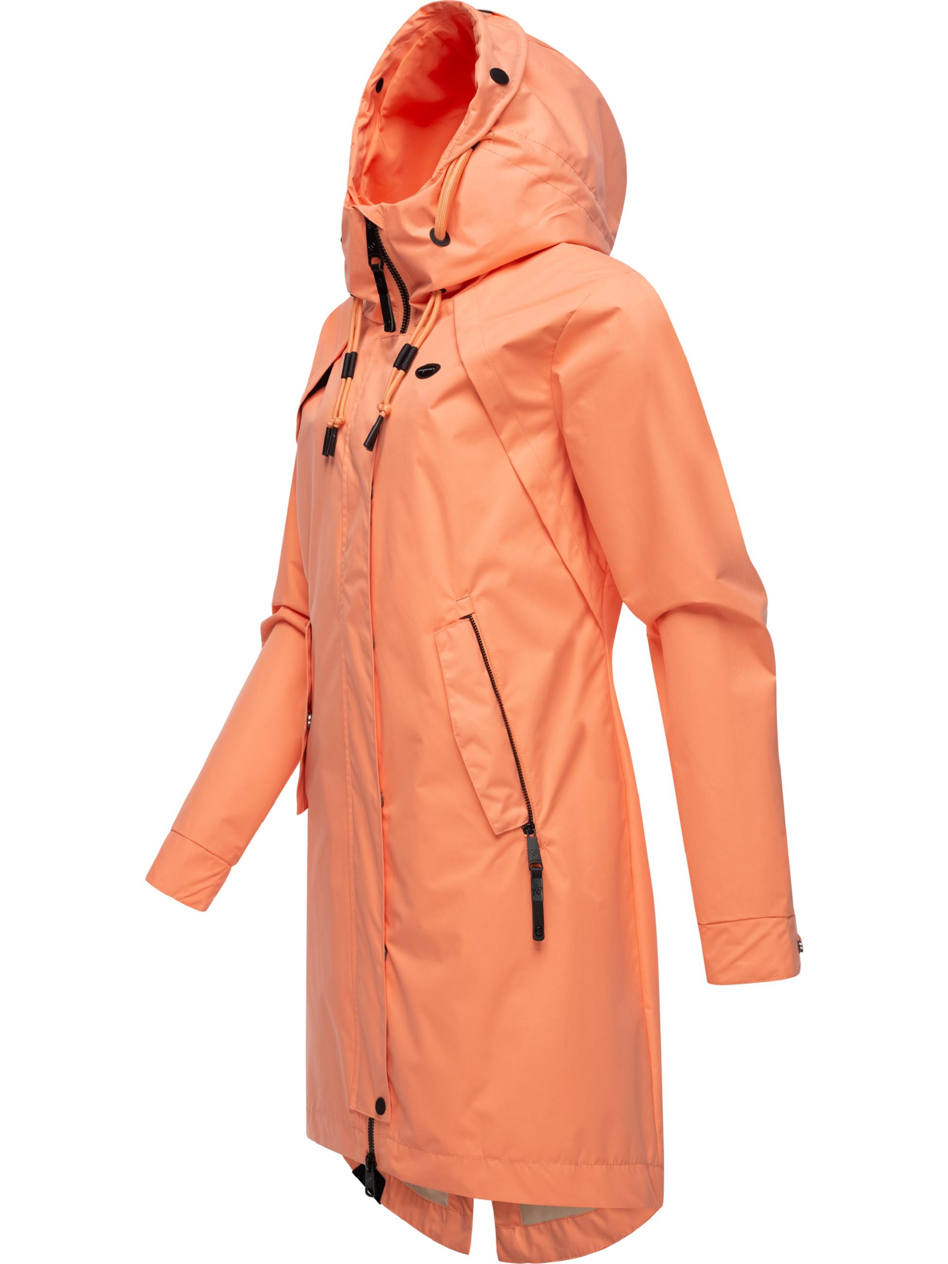 Oversized Übergangsparka mit Kapuze "Rejany" Peach