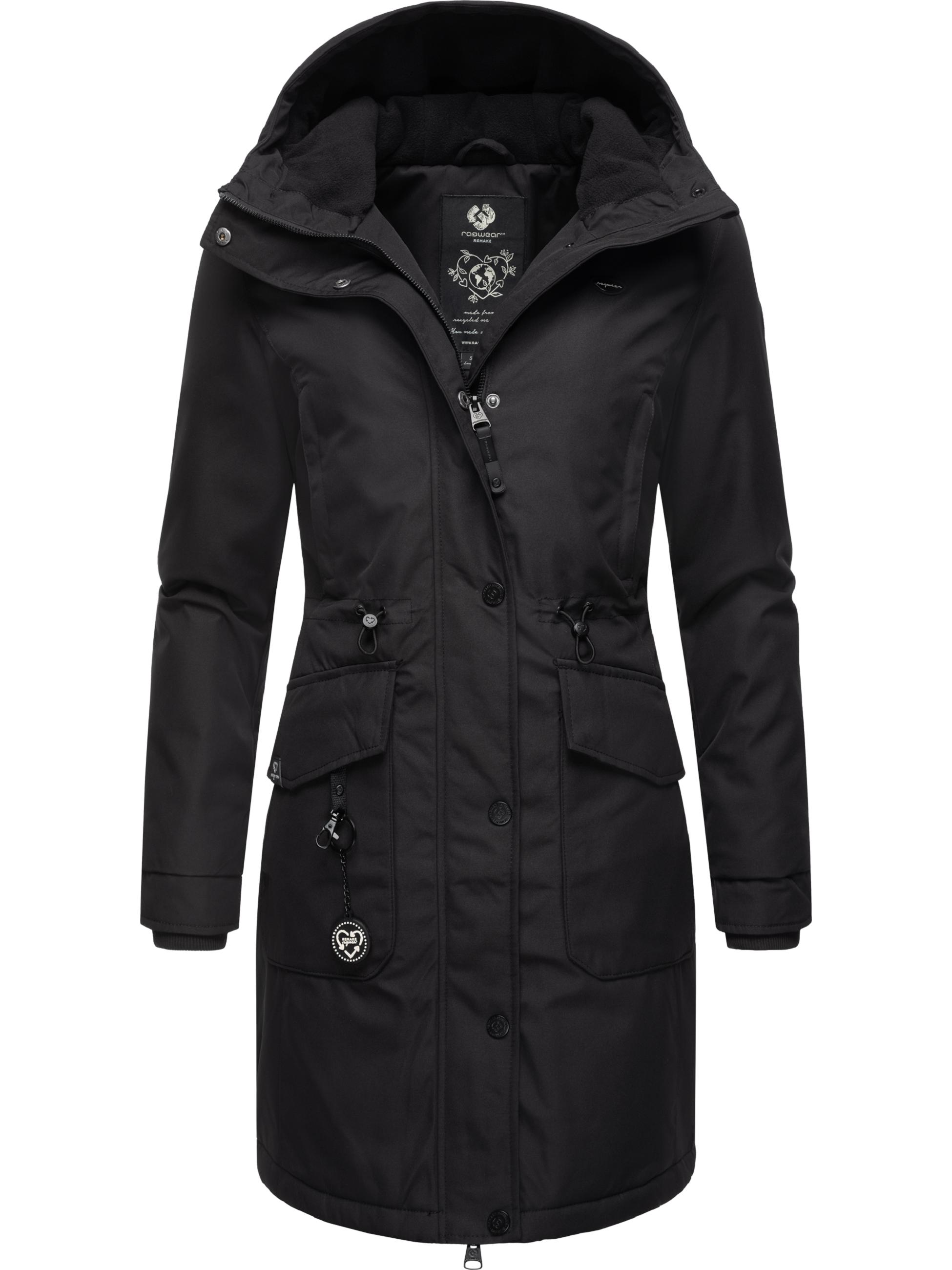 Langer Winterparka mit Kapuze "Reloved Remake  II Intl." Black22