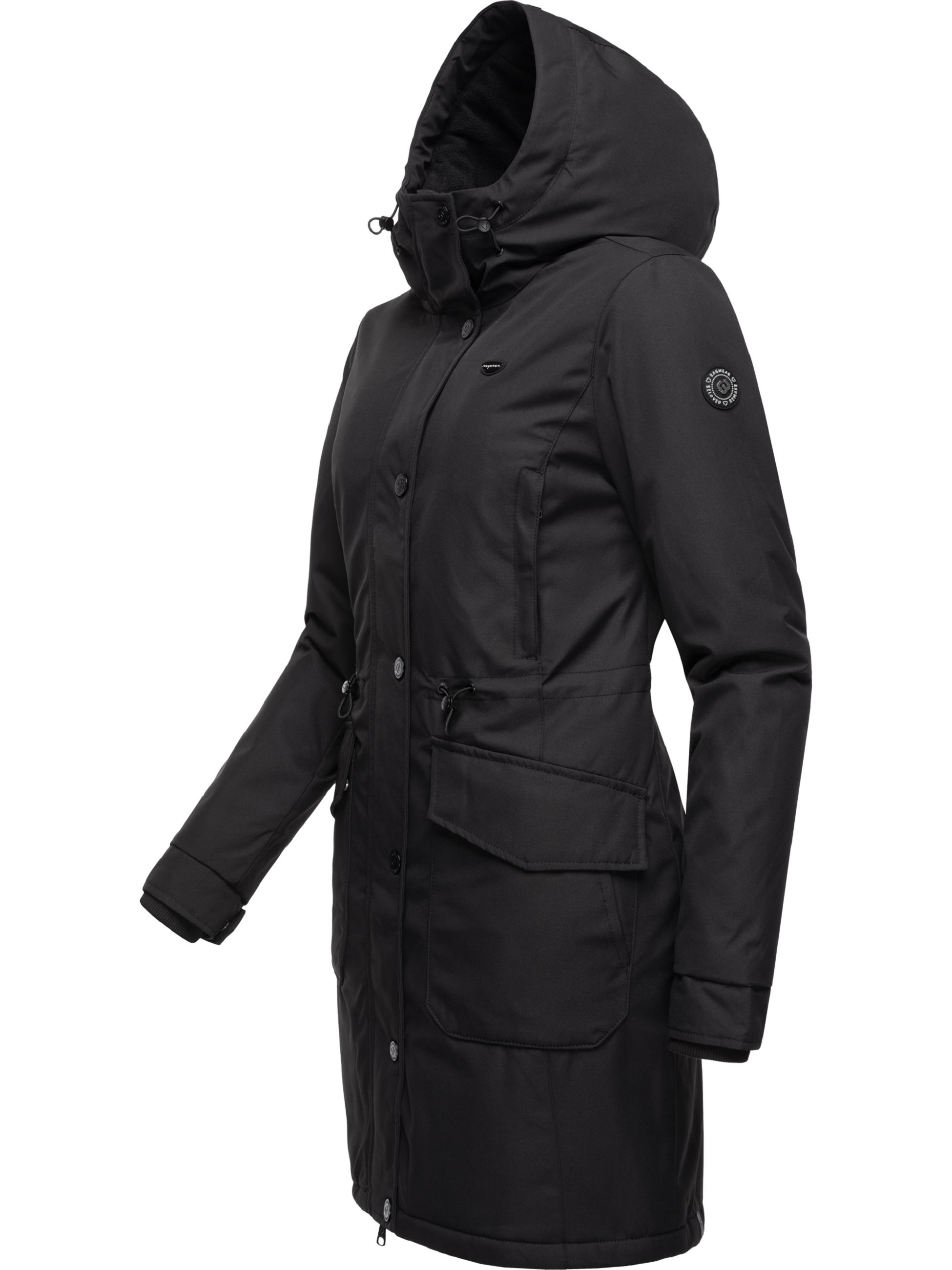 Langer Winterparka mit Kapuze "Reloved Remake  II Intl." Black22