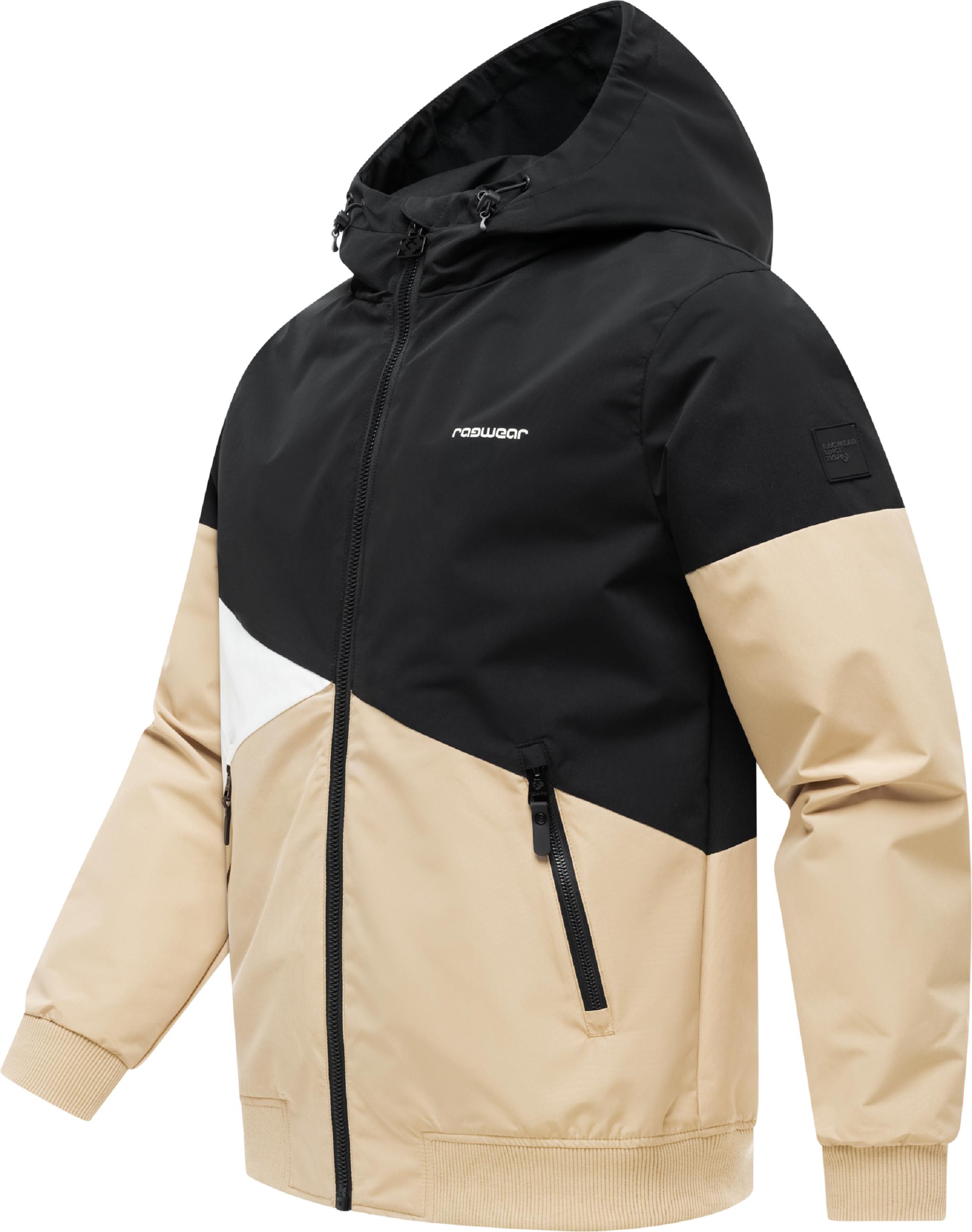 Wasserdichte Übergangsjacke mit Kapuze "Renad" Dark Combo