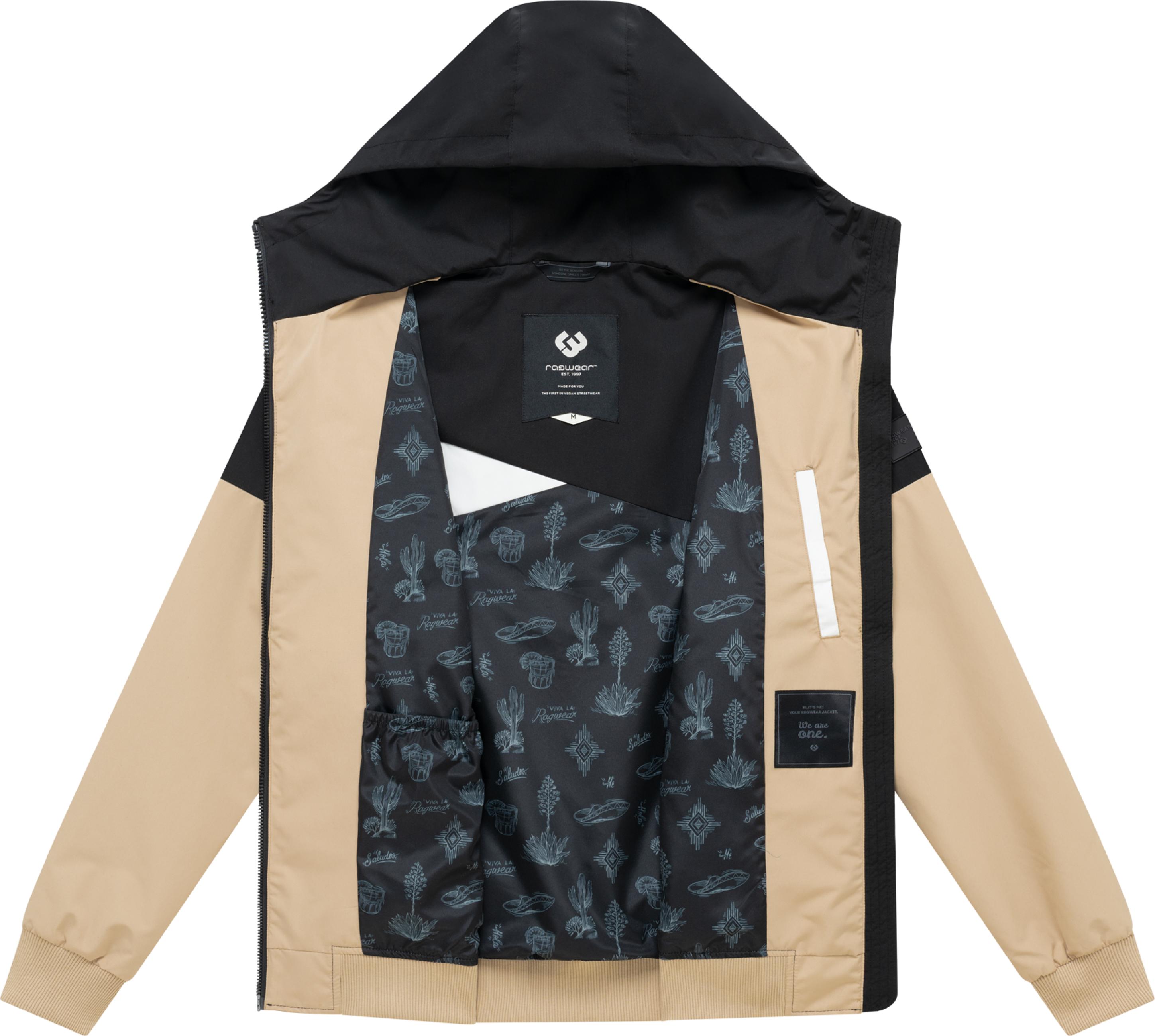 Wasserdichte Übergangsjacke mit Kapuze "Renad" Dark Combo