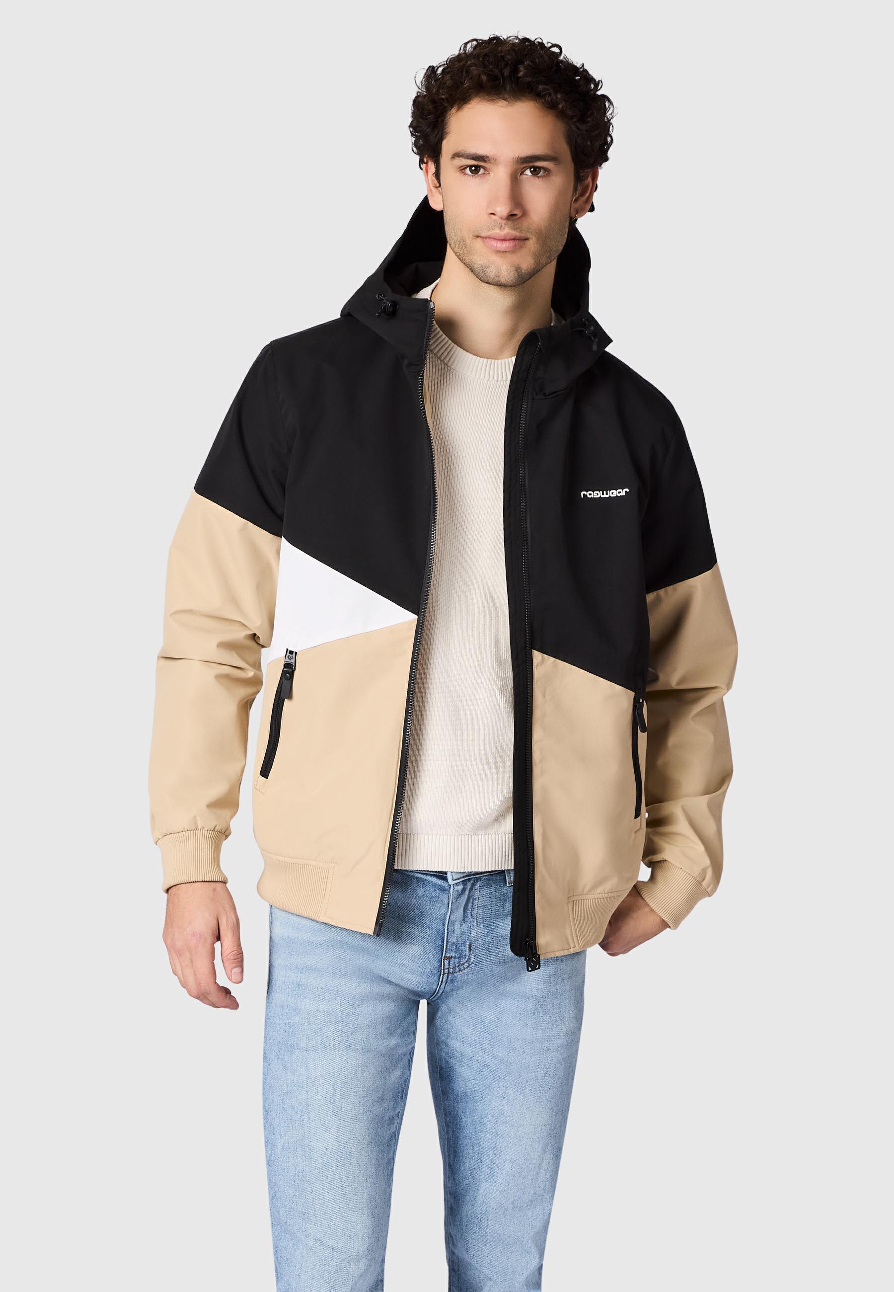 Wasserdichte Übergangsjacke mit Kapuze "Renad" Dark Combo