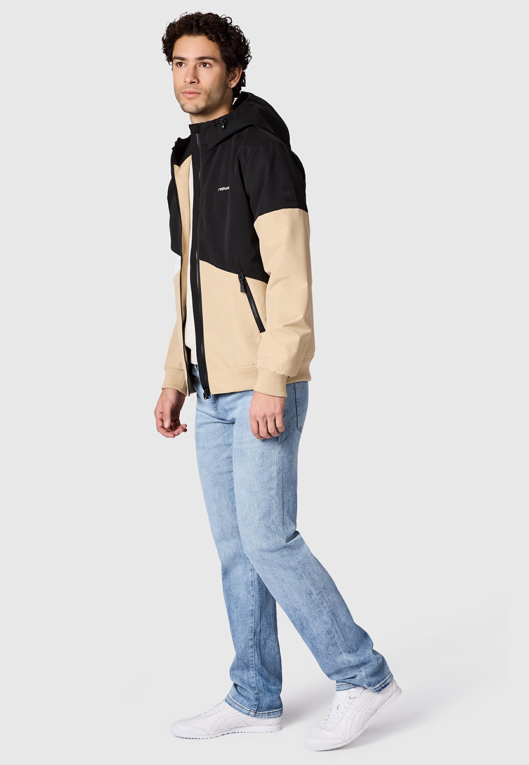 Wasserdichte Übergangsjacke mit Kapuze "Renad" Dark Combo