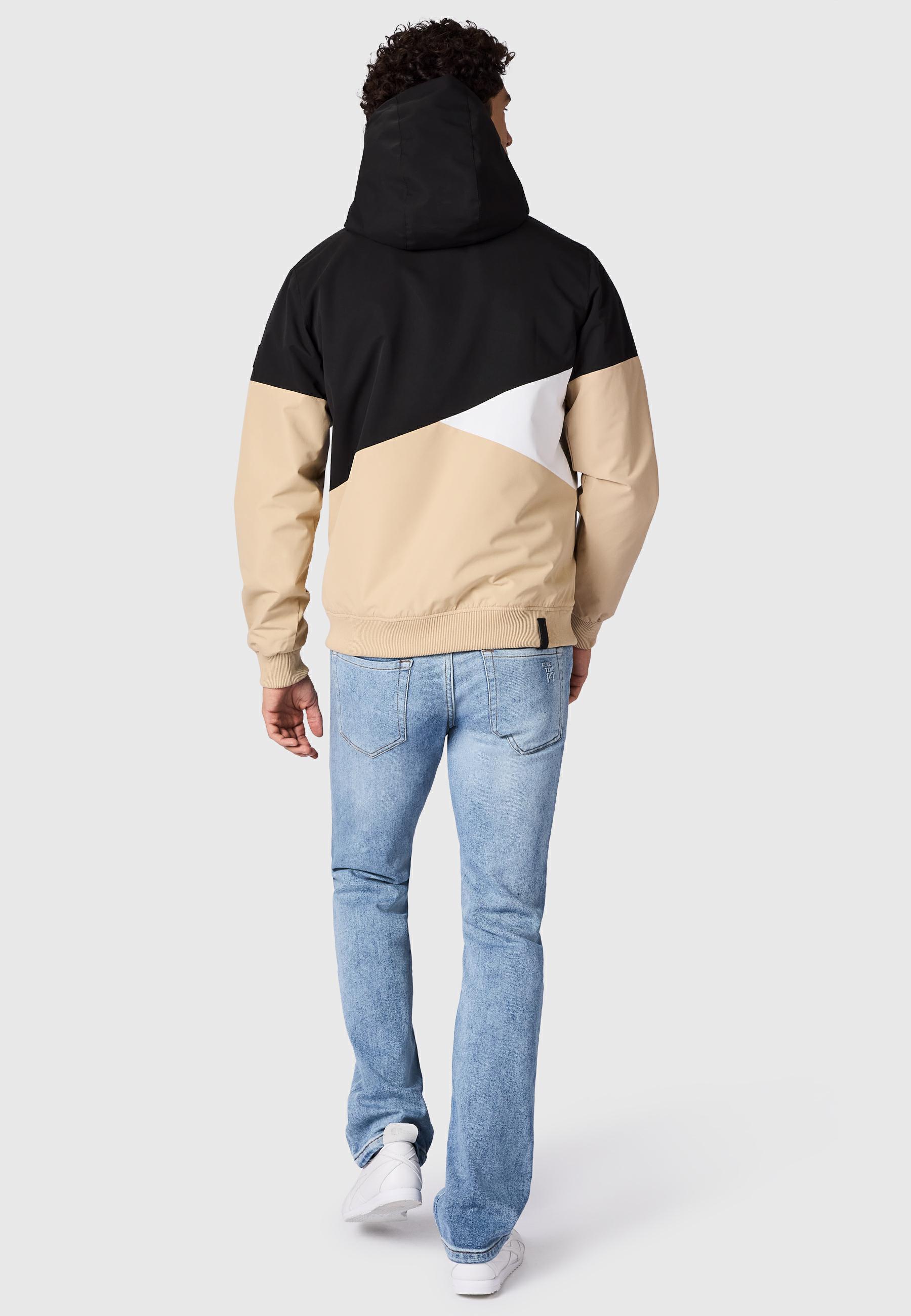 Wasserdichte Übergangsjacke mit Kapuze "Renad" Dark Combo