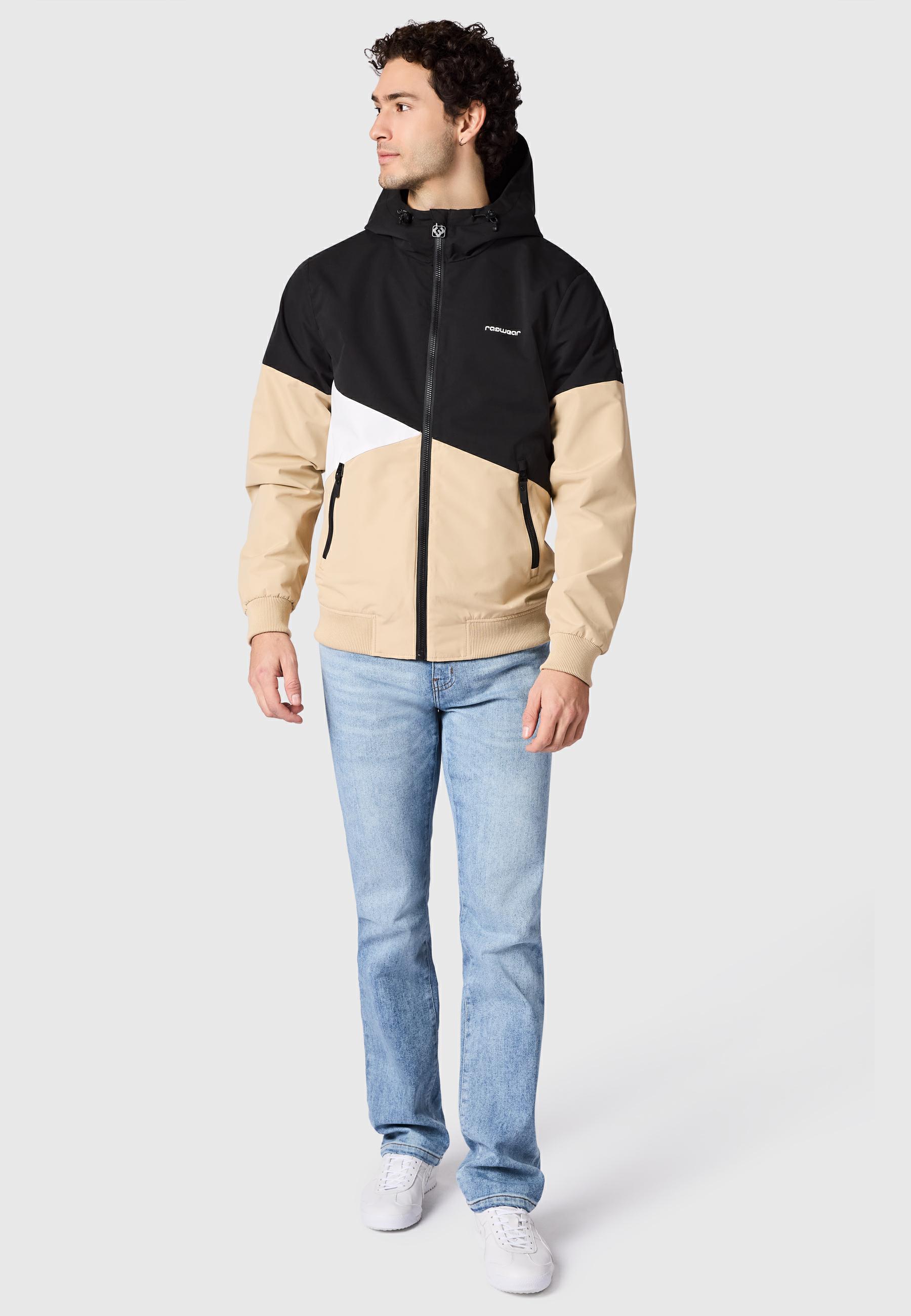 Wasserdichte Übergangsjacke mit Kapuze "Renad" Dark Combo