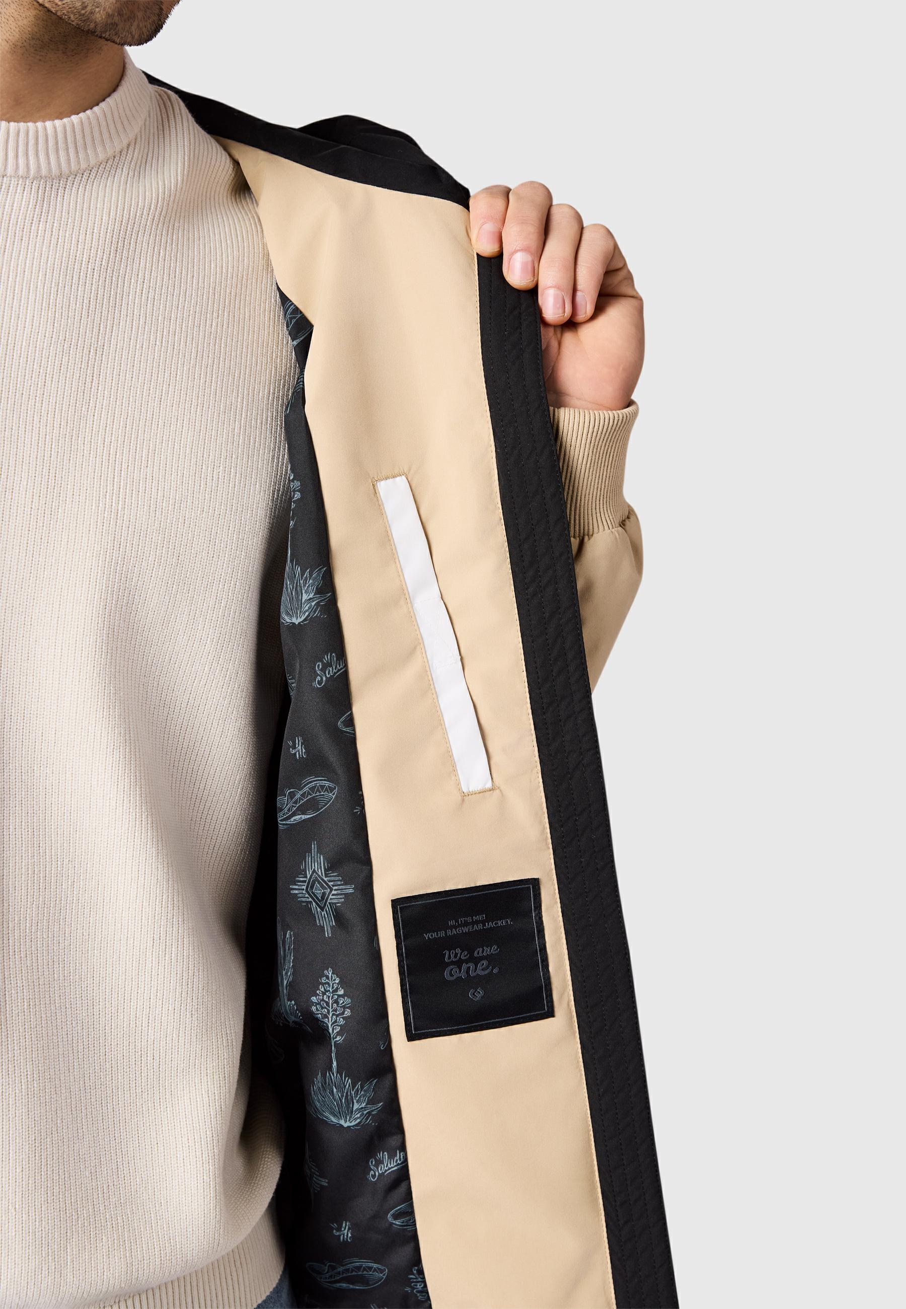 Wasserdichte Übergangsjacke mit Kapuze "Renad" Dark Combo