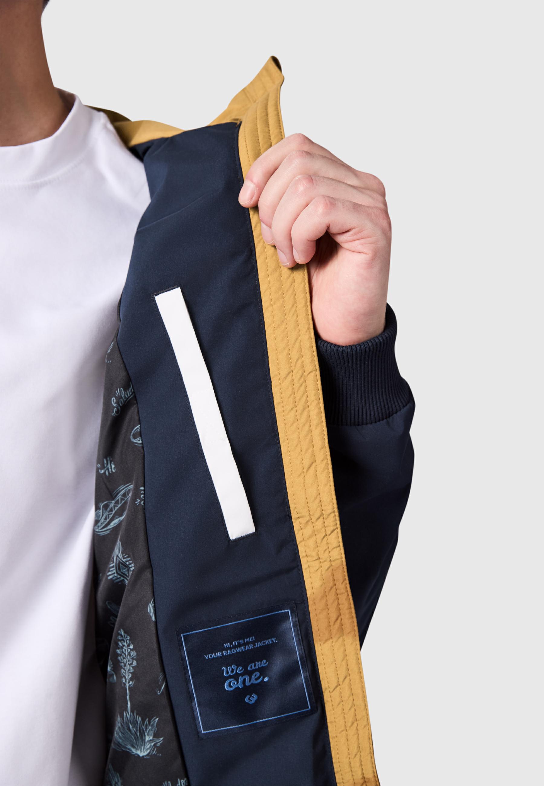Wasserdichte Übergangsjacke mit Kapuze "Renad" Navy