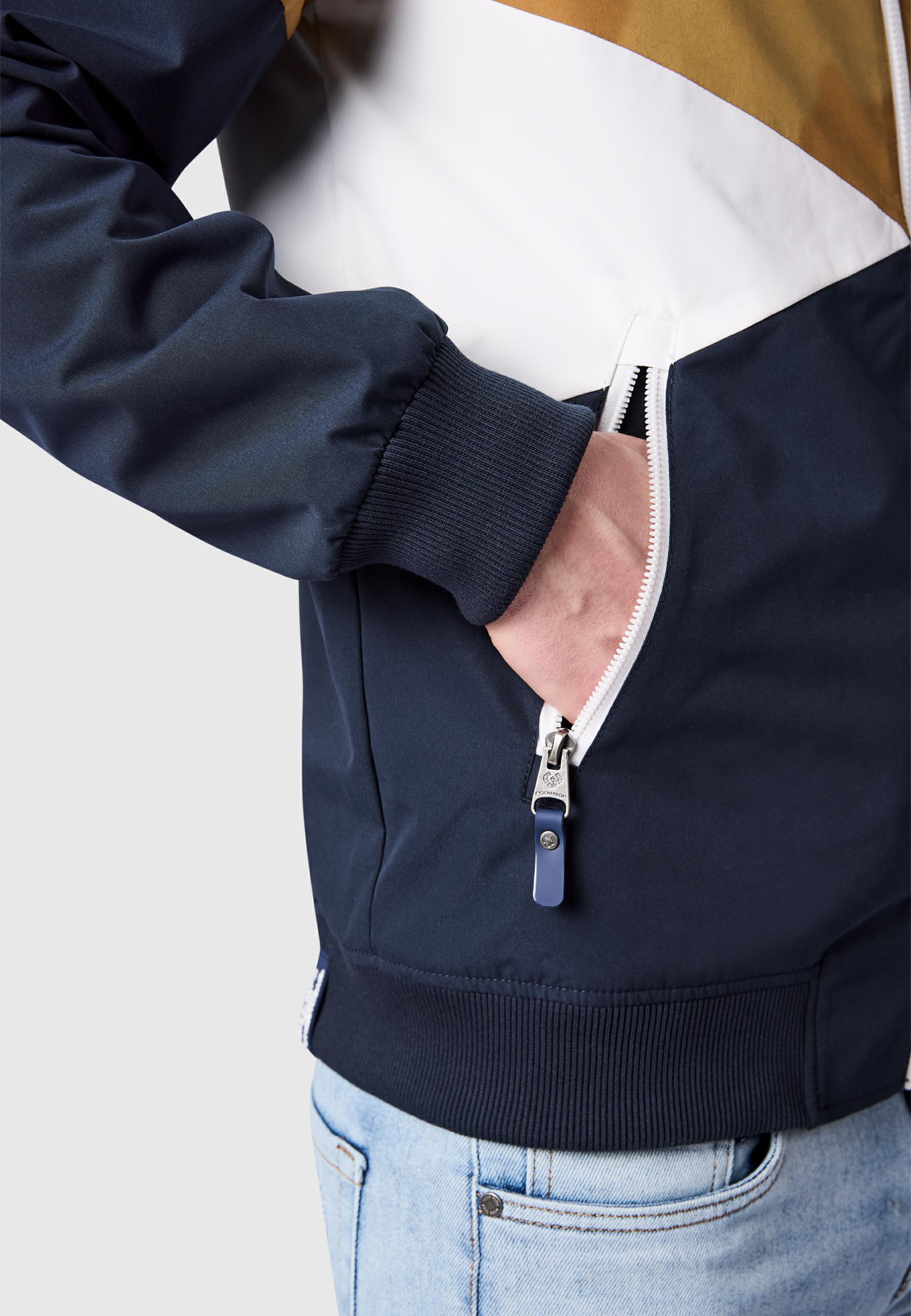 Wasserdichte Übergangsjacke mit Kapuze "Renad" Navy