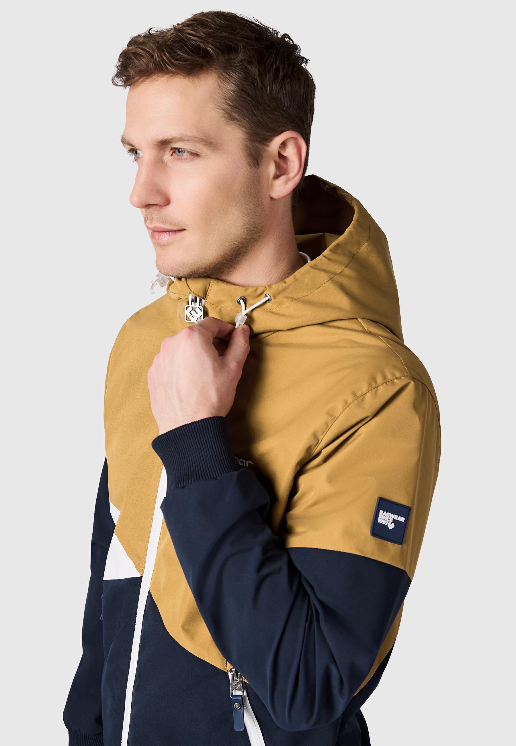 Wasserdichte Übergangsjacke mit Kapuze "Renad" Navy