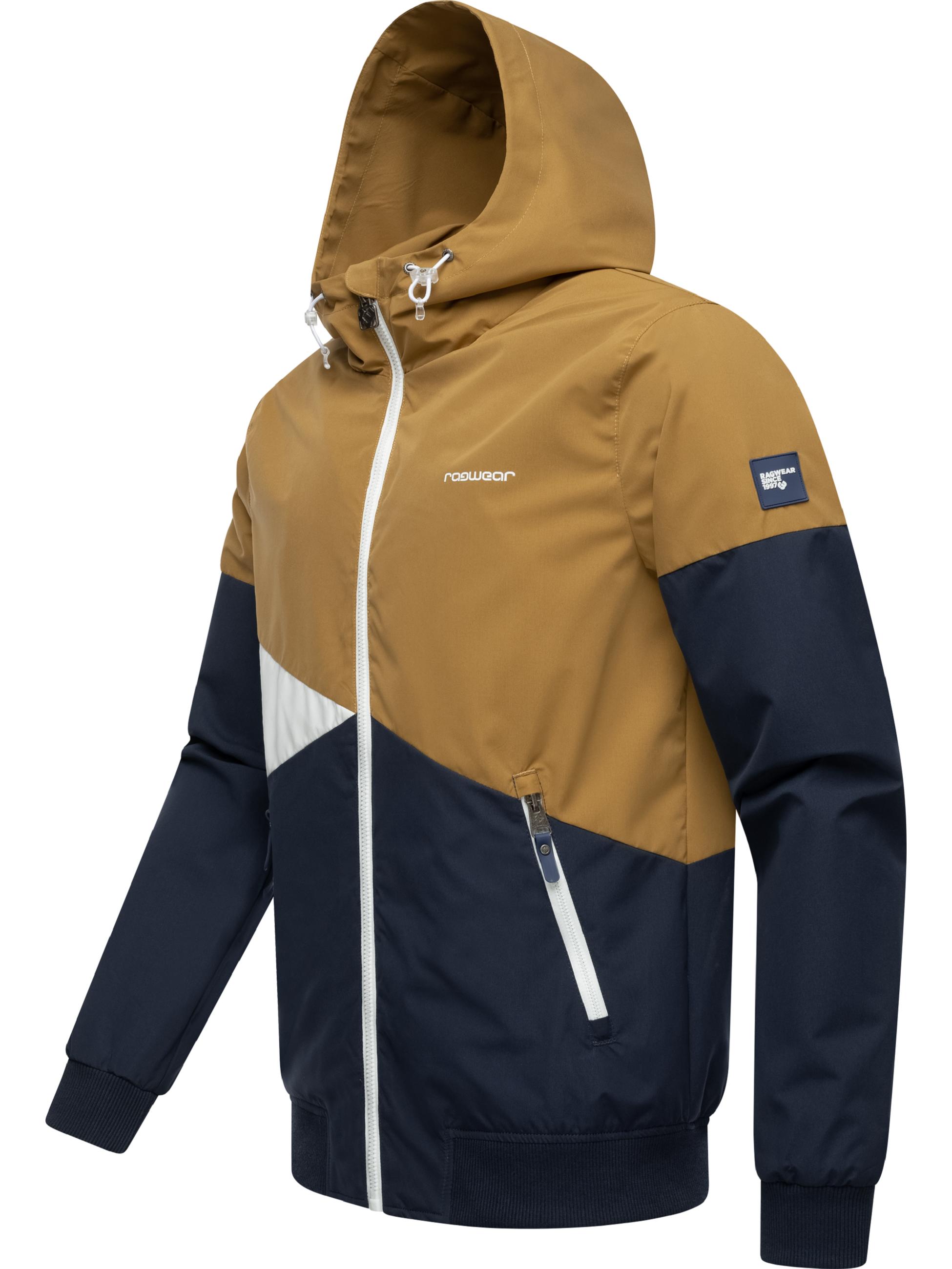 Wasserdichte Übergangsjacke mit Kapuze "Renad" Navy