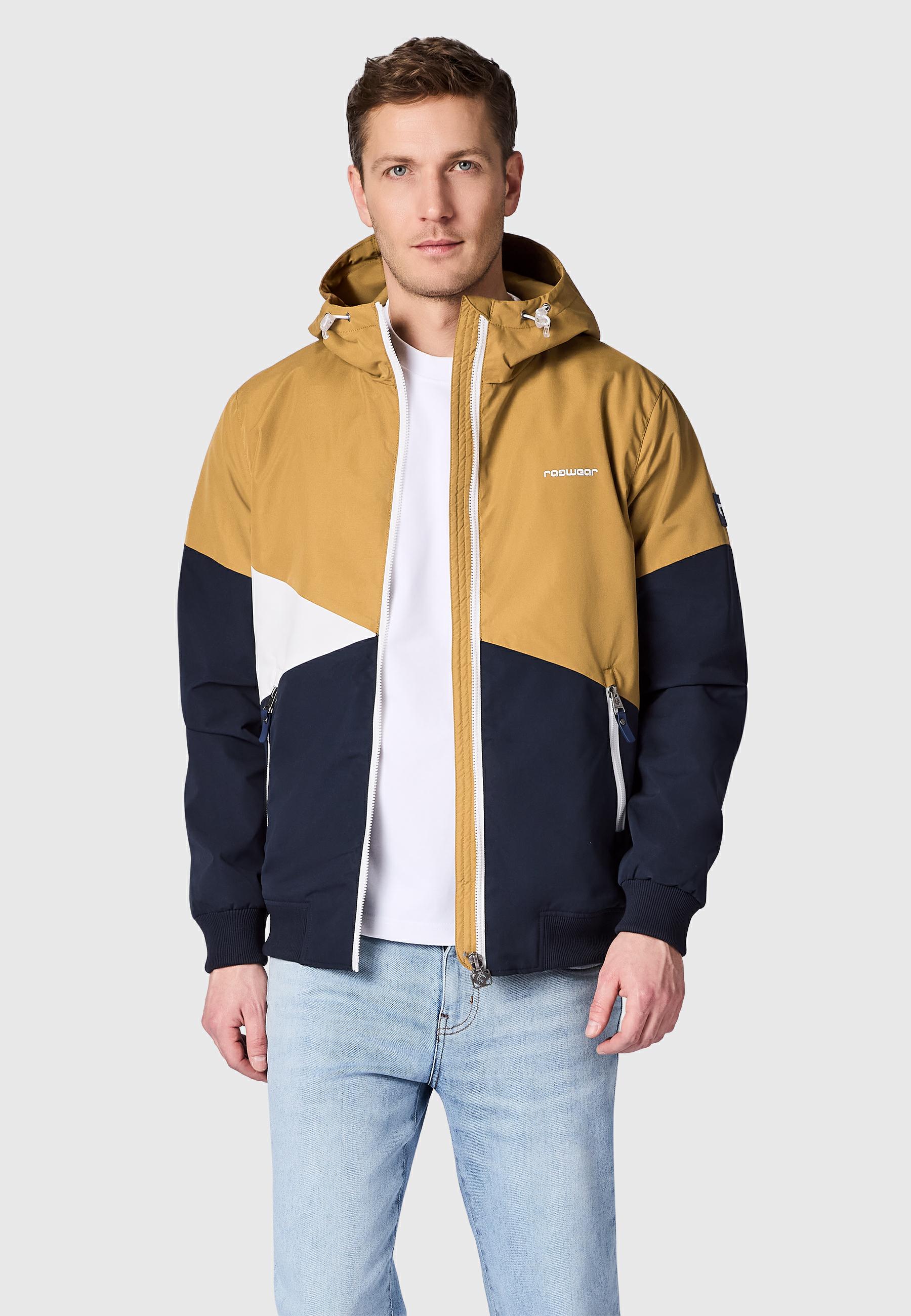 Wasserdichte Übergangsjacke mit Kapuze "Renad" Navy