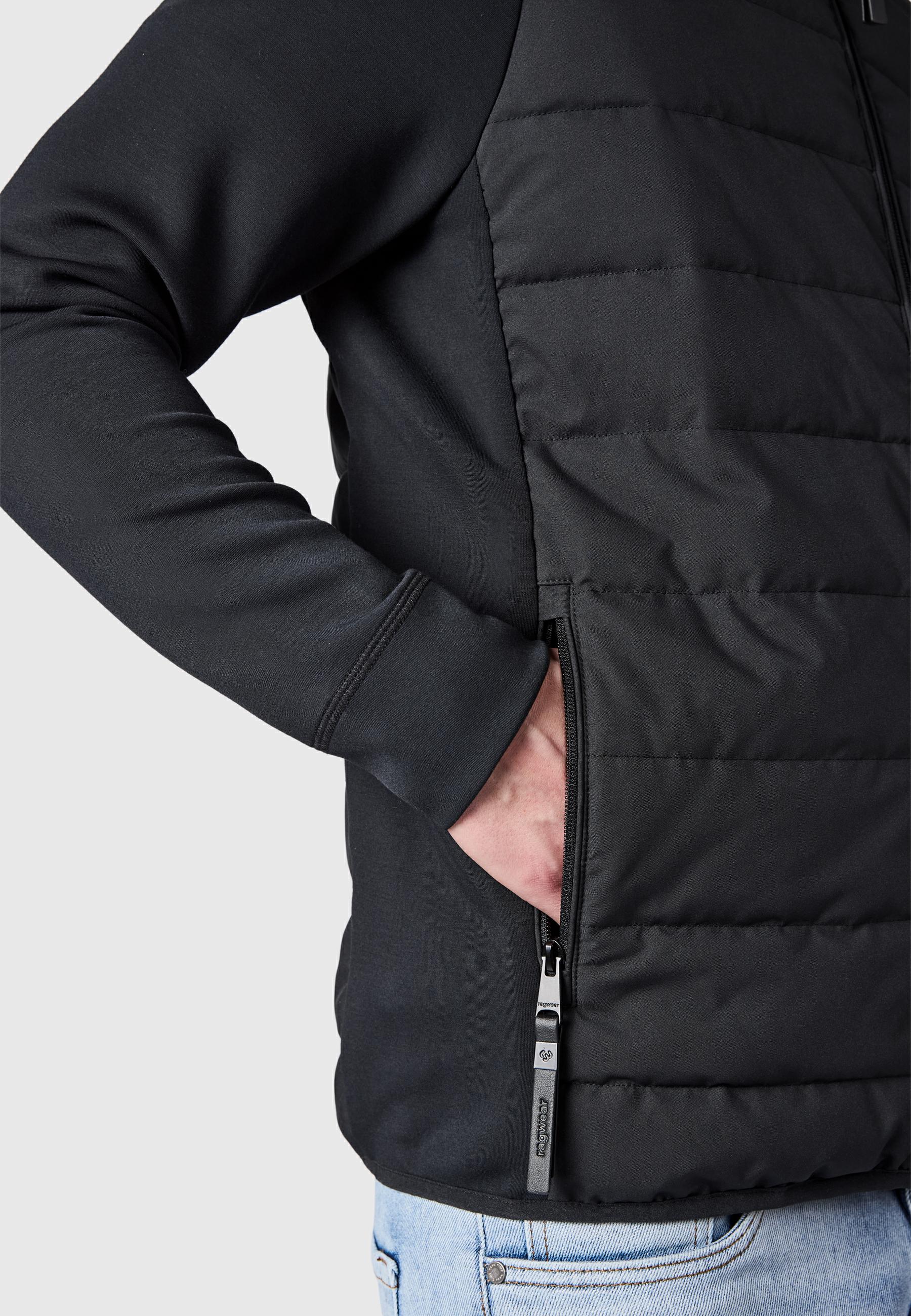 Steppjacke Outdoor-Jacke mit Stehkragen "Rendan Tech YOUMODO" Black