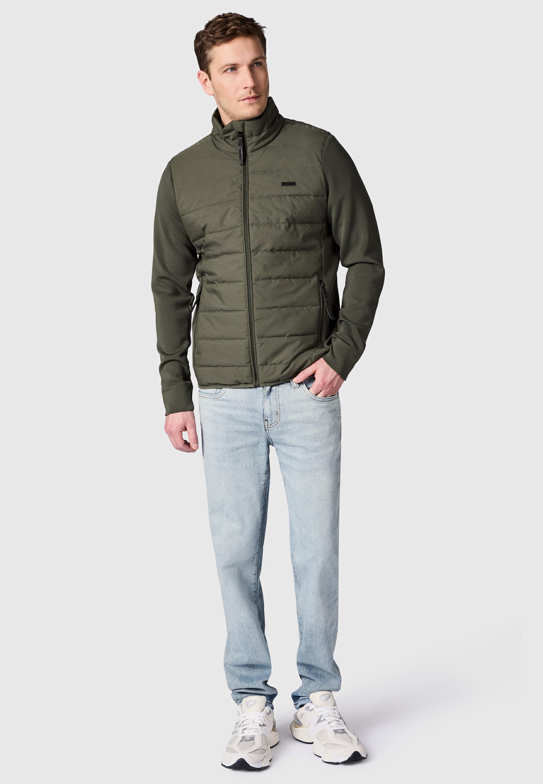 Steppjacke Outdoor-Jacke mit Stehkragen "Rendan Tech YOUMODO" Dark Olive