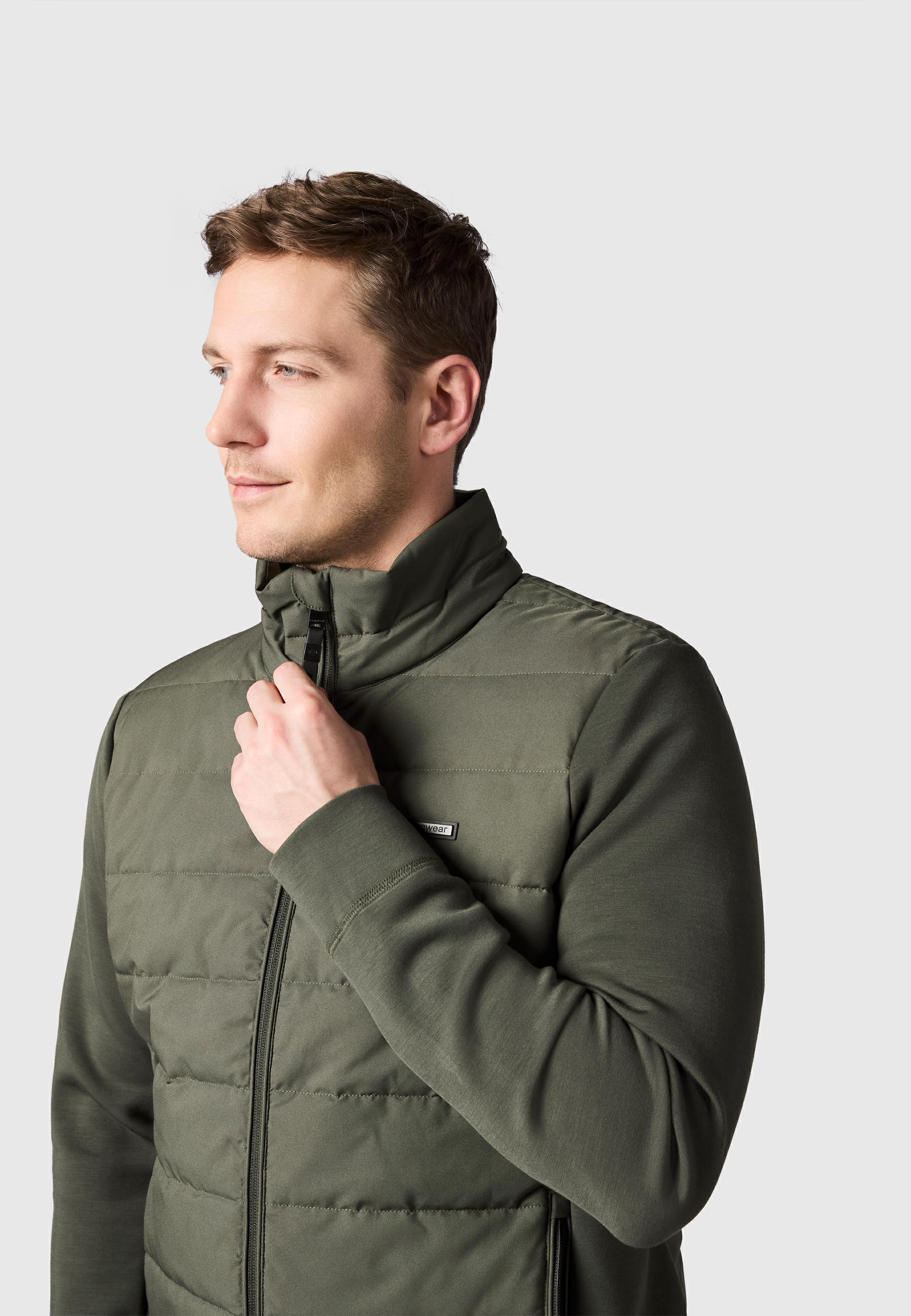 Steppjacke Outdoor-Jacke mit Stehkragen "Rendan Tech YOUMODO" Dark Olive