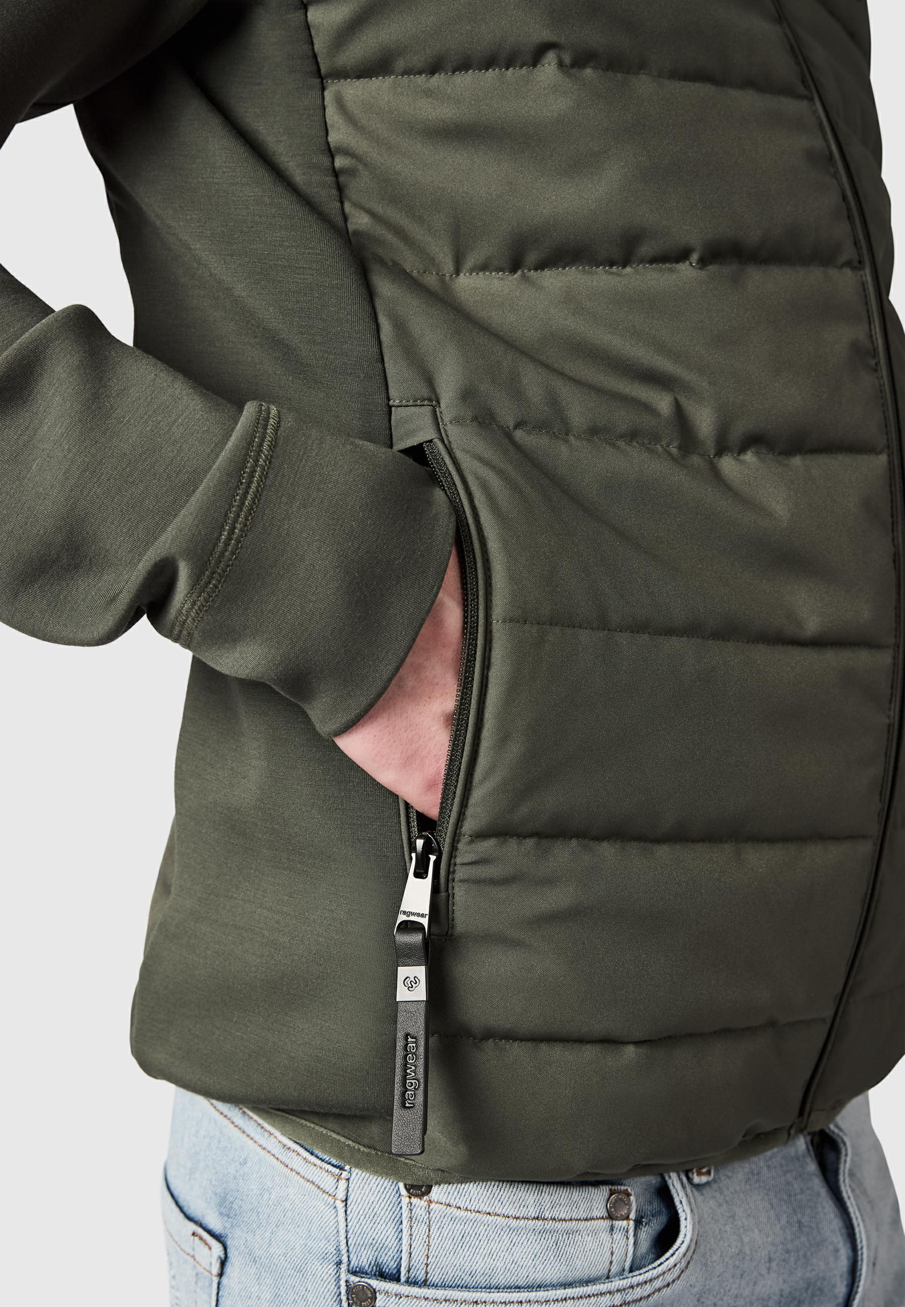 Steppjacke Outdoor-Jacke mit Stehkragen "Rendan Tech YOUMODO" Dark Olive