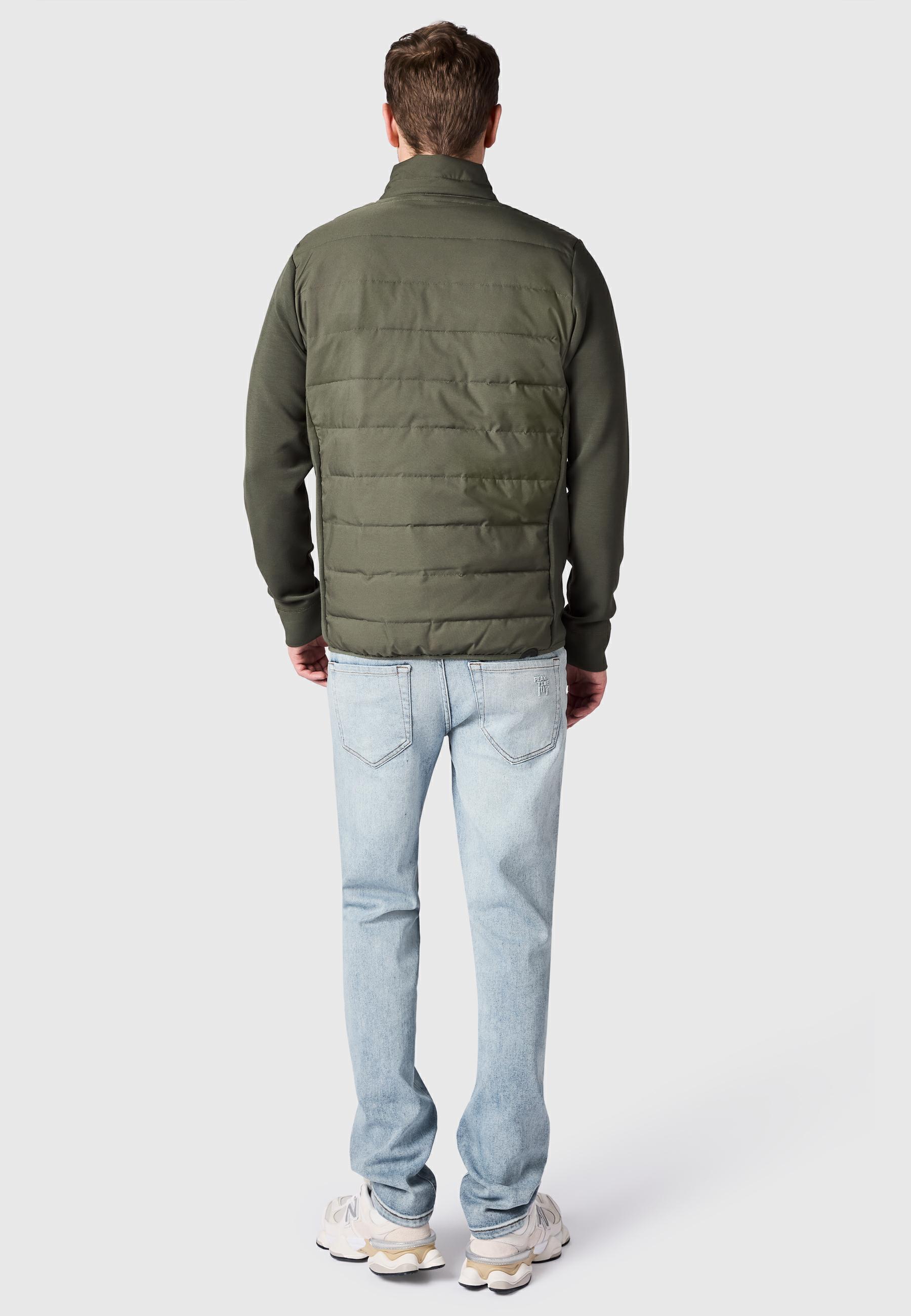 Steppjacke Outdoor-Jacke mit Stehkragen "Rendan Tech YOUMODO" Dark Olive