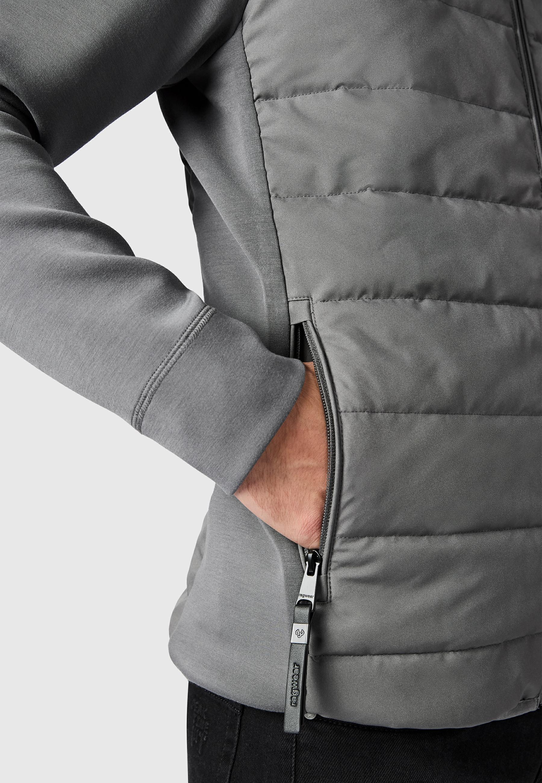 Steppjacke Outdoor-Jacke mit Stehkragen "Rendan Tech YOUMODO" Stone Grey