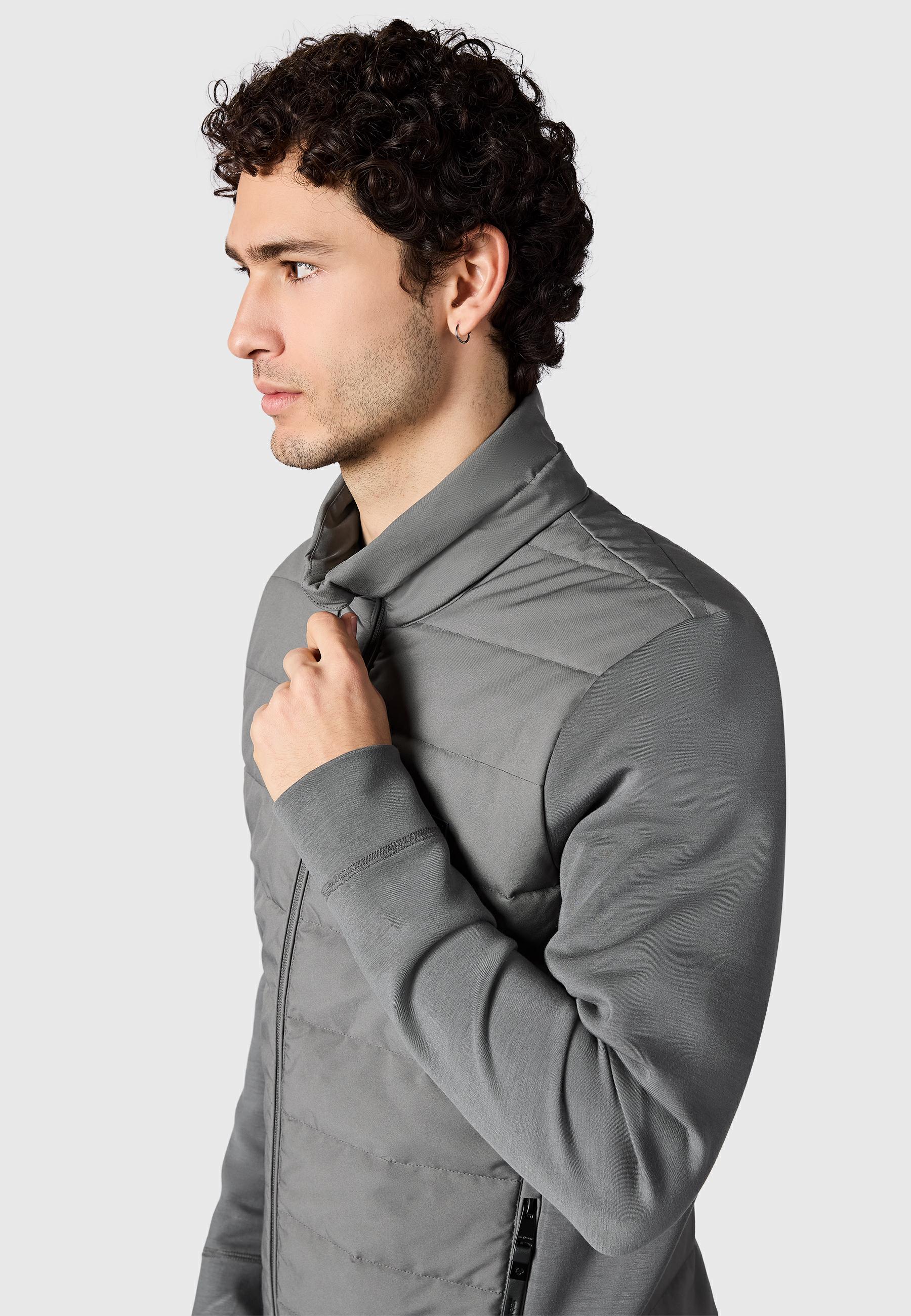 Steppjacke Outdoor-Jacke mit Stehkragen "Rendan Tech YOUMODO" Stone Grey