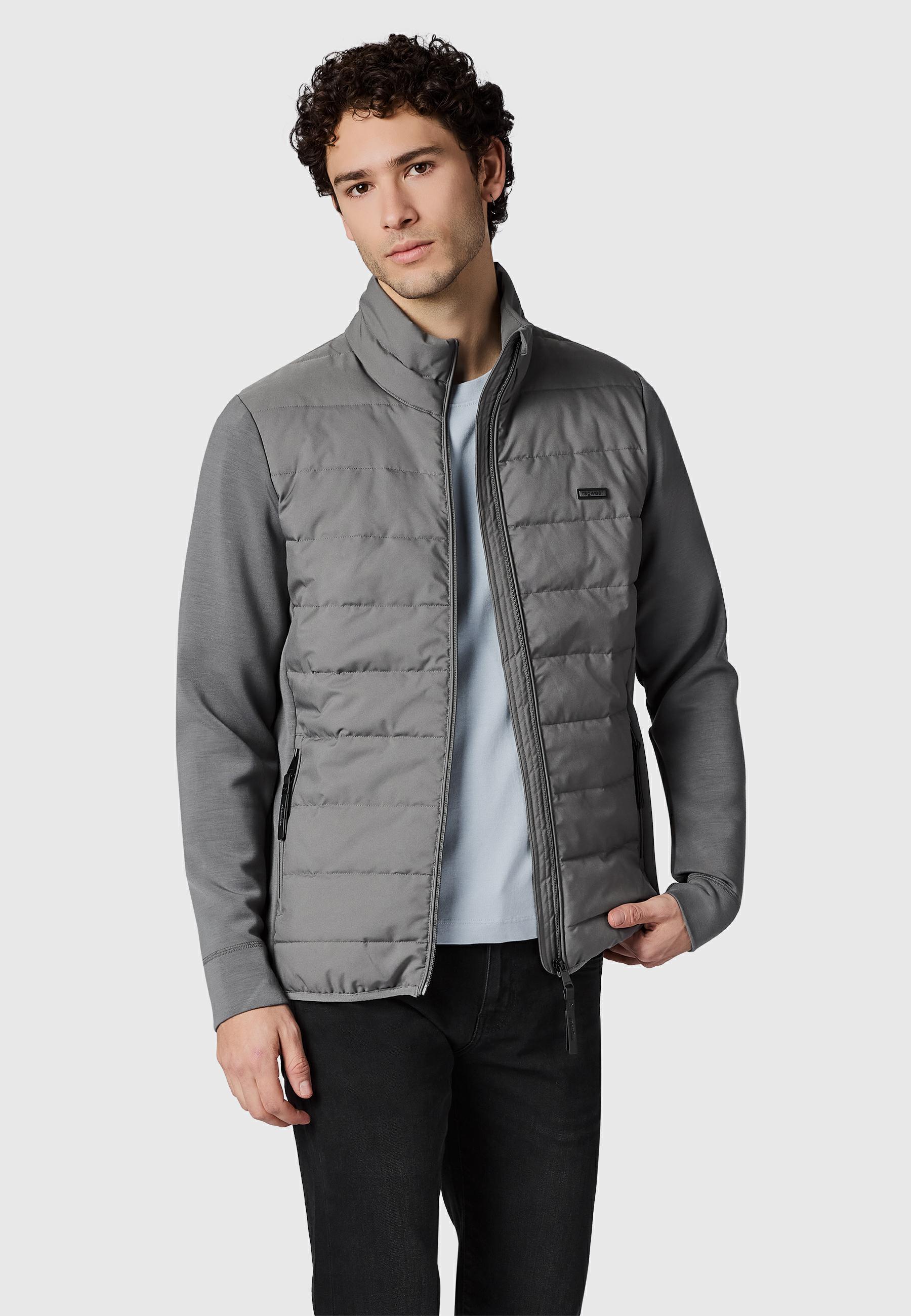 Steppjacke Outdoor-Jacke mit Stehkragen "Rendan Tech YOUMODO" Stone Grey
