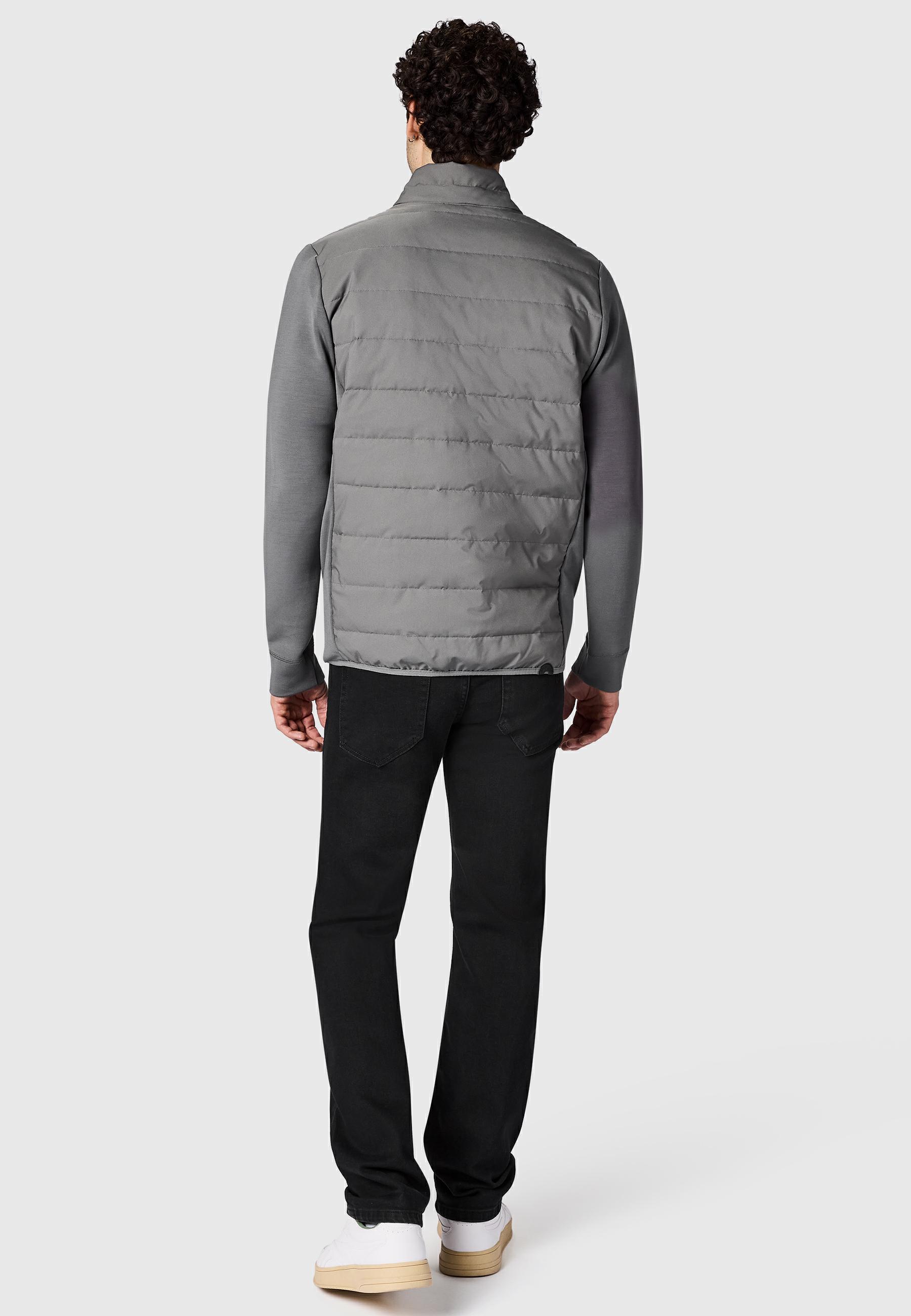Steppjacke Outdoor-Jacke mit Stehkragen "Rendan Tech YOUMODO" Stone Grey
