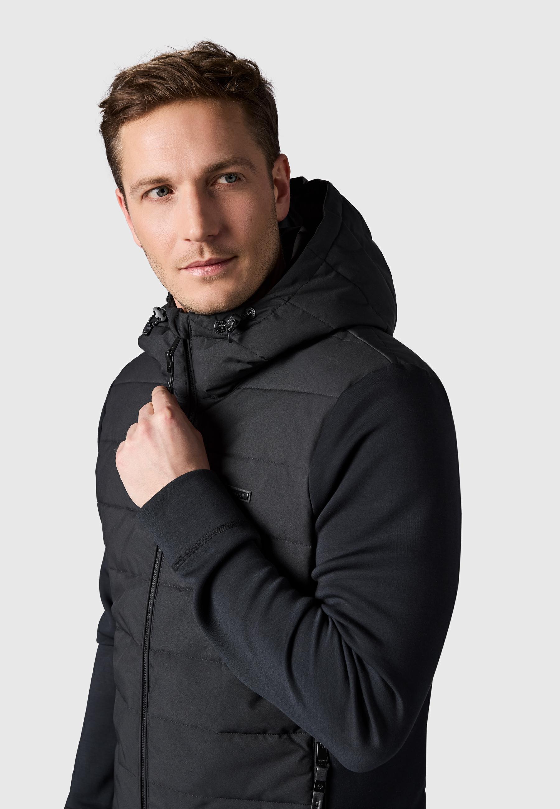 Steppjacke Outdoor-Jacke mit Kapuze "Rendy Tech YOUMODO" Black