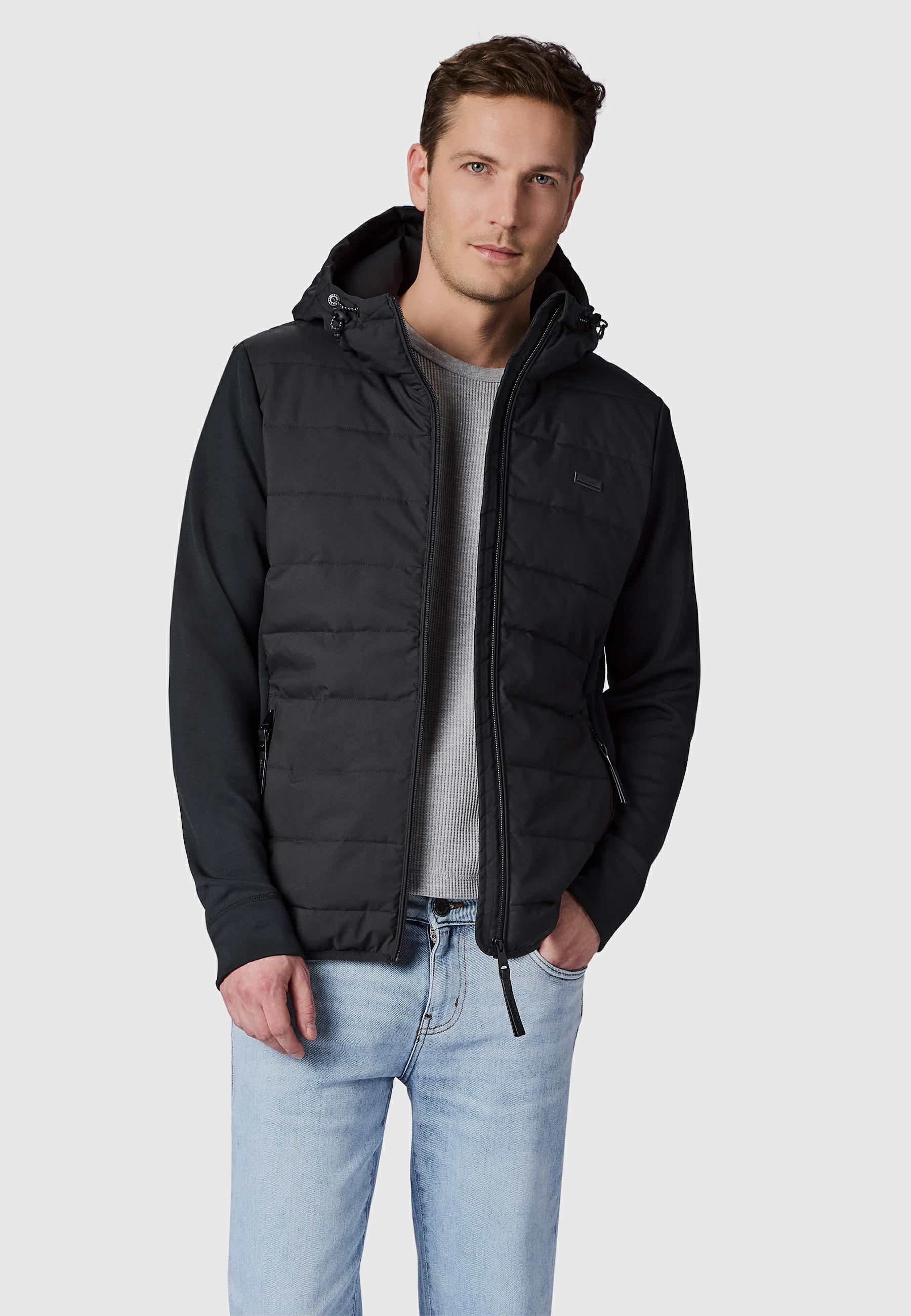 Steppjacke Outdoor-Jacke mit Kapuze "Rendy Tech YOUMODO" Black