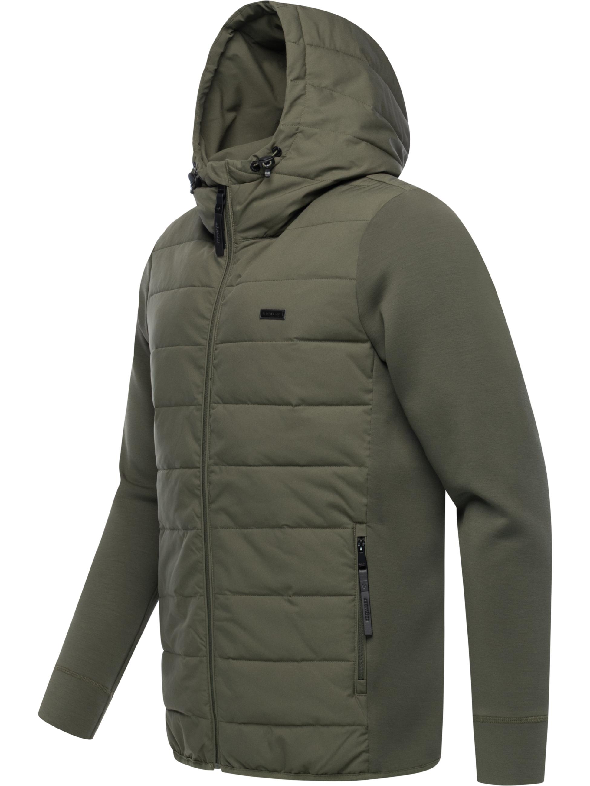 Steppjacke Outdoor-Jacke mit Kapuze "Rendy Tech YOUMODO" Dark Olive