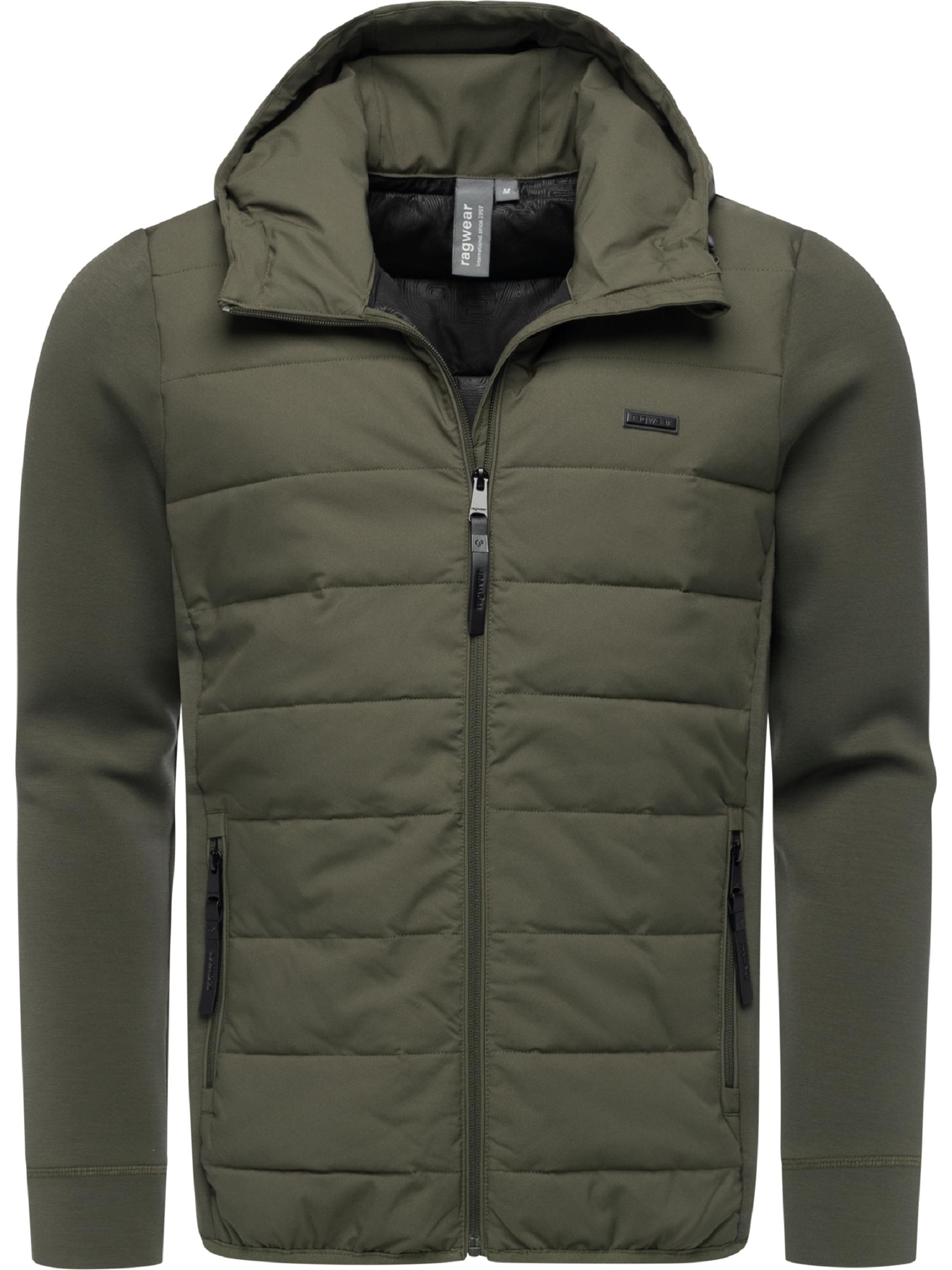 Steppjacke Outdoor-Jacke mit Kapuze "Rendy Tech YOUMODO" Dark Olive