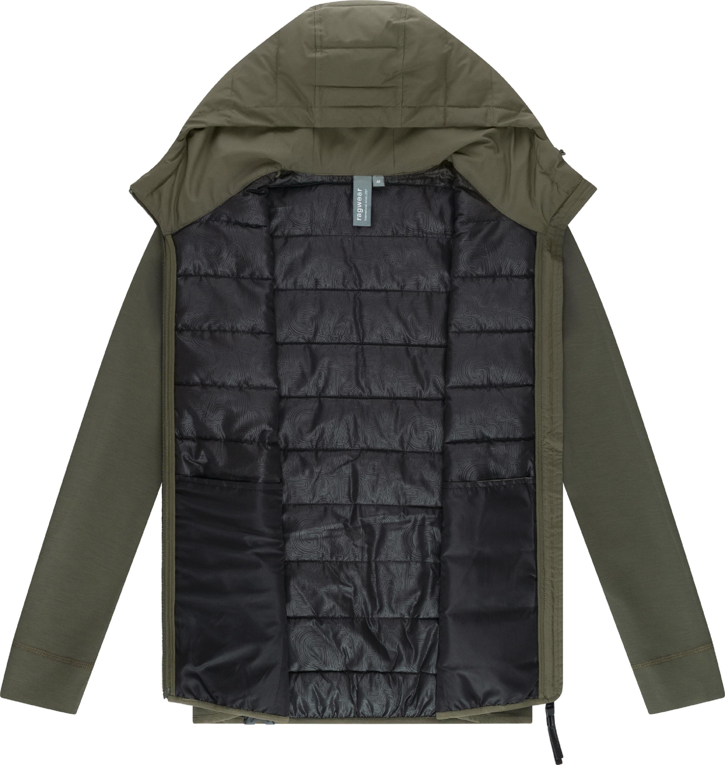 Steppjacke Outdoor-Jacke mit Kapuze "Rendy Tech YOUMODO" Dark Olive