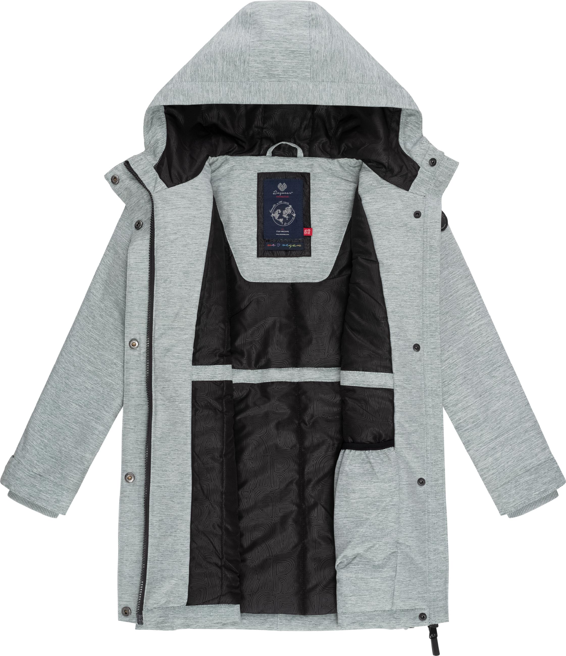 Wasserdichte Winterjacke mit Kapuze "Rezinka" White