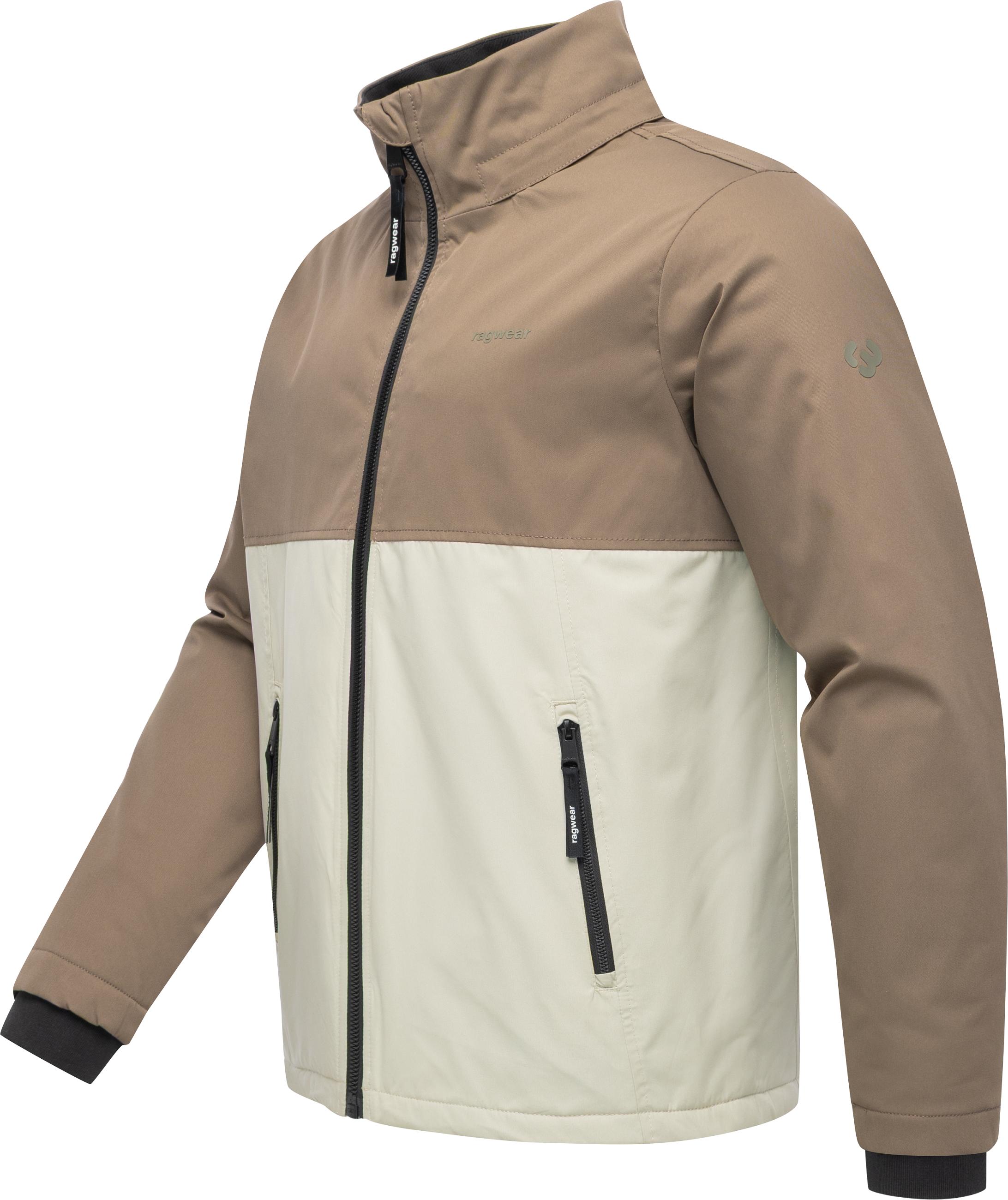 Wasserdichte Übergangsjacke mit Kapuze "Roaan" Mocca