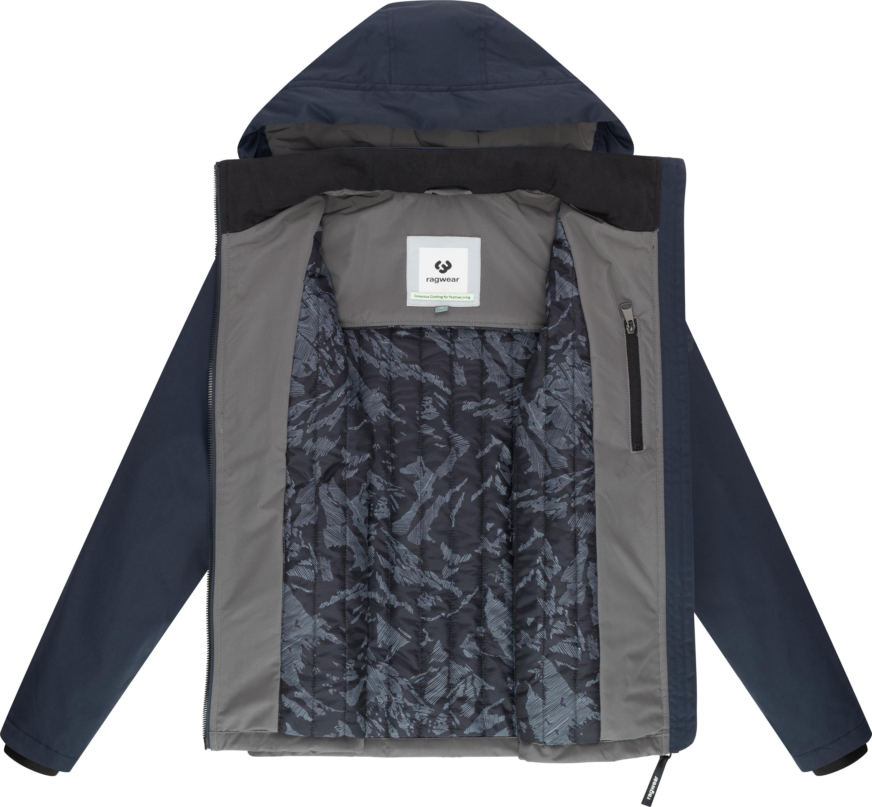 Wasserdichte Übergangsjacke mit Kapuze "Roaan" Navy