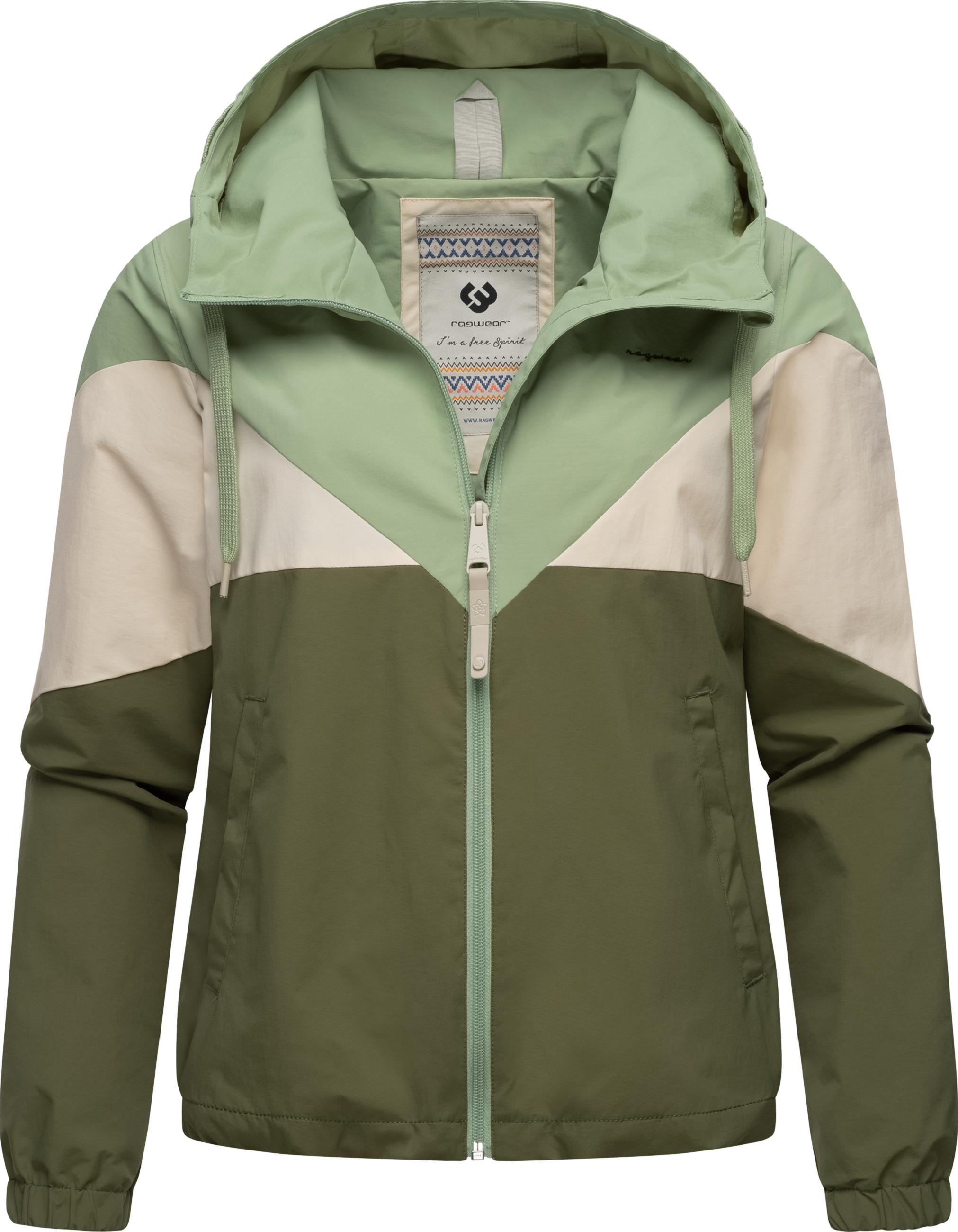 Wasserdichte Übergangsjacke "Rochele" Olive