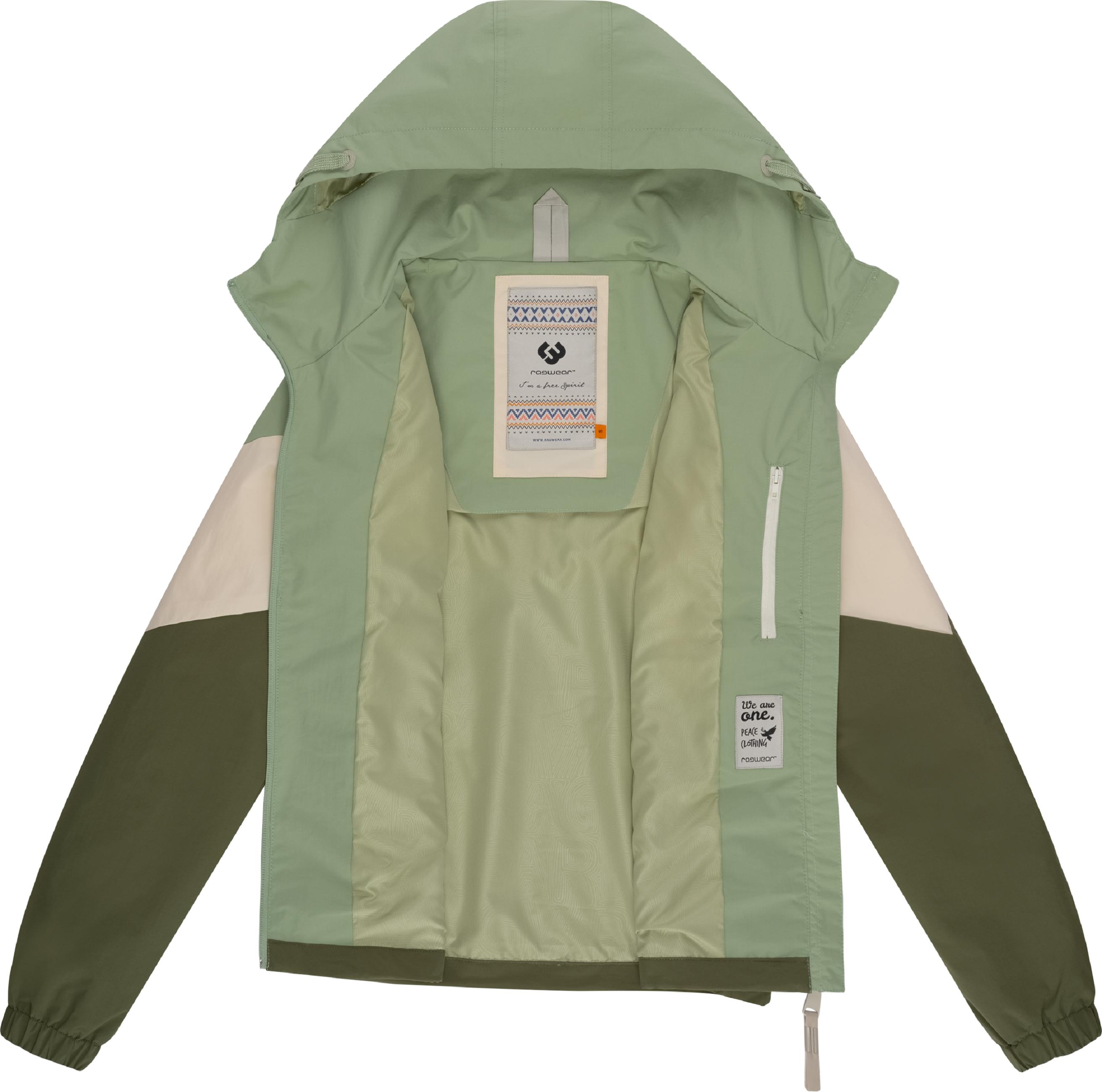 Wasserdichte Übergangsjacke "Rochele" Olive