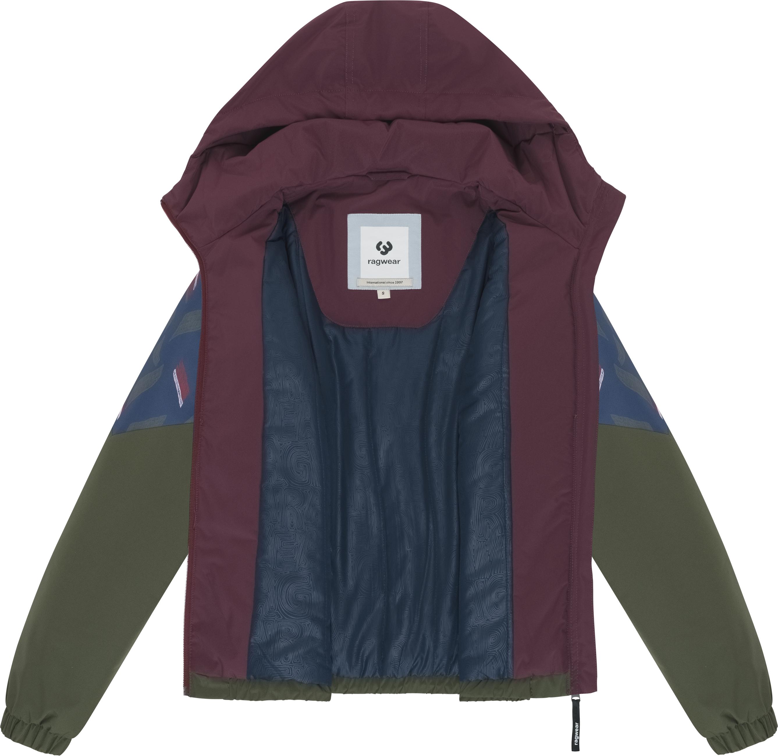 Regenjacke mit Kapuze "Rochele Warm YOUMODO" Dark Olive