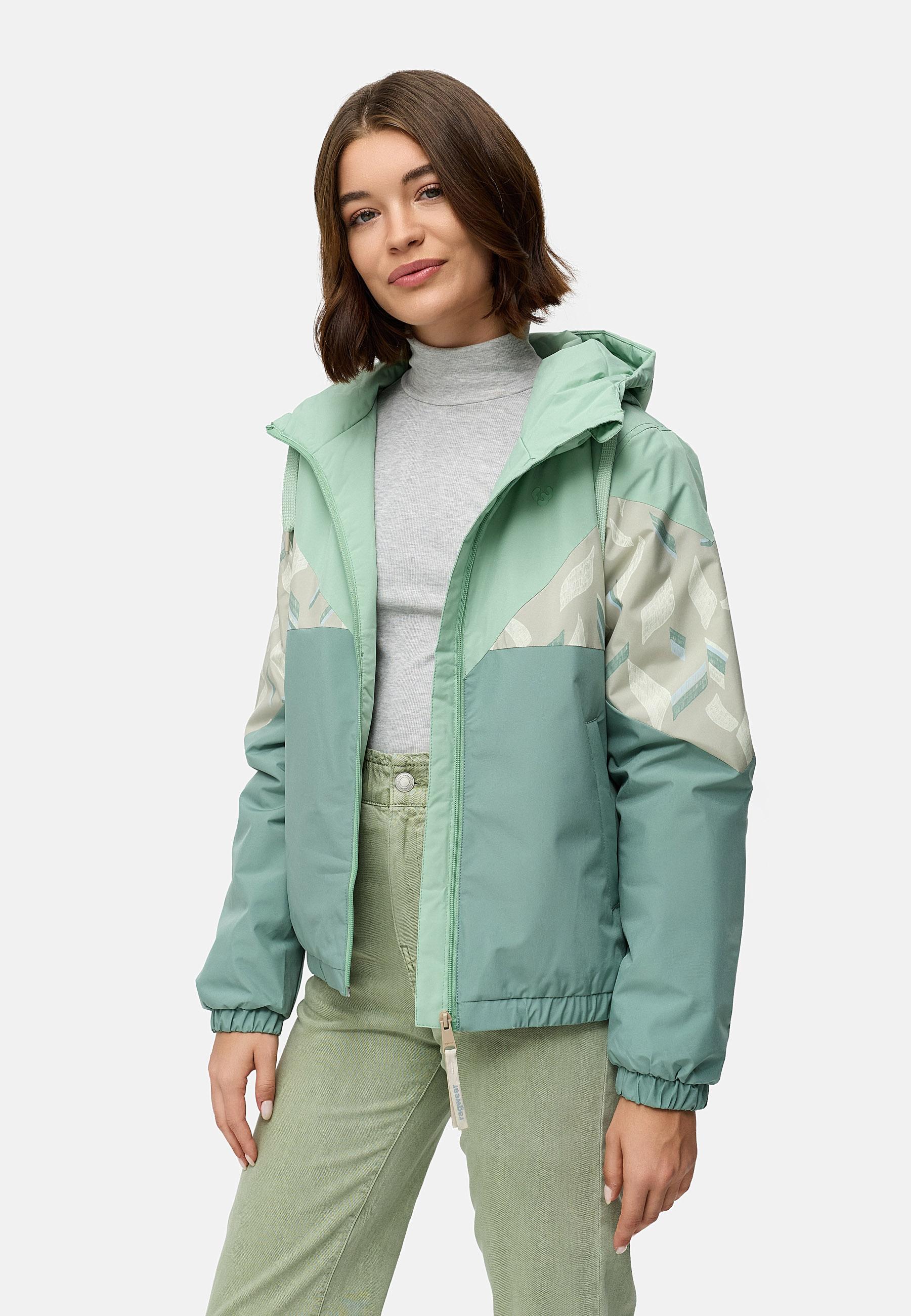 Regenjacke mit Kapuze "Rochele Warm YOUMODO" Dusty Green