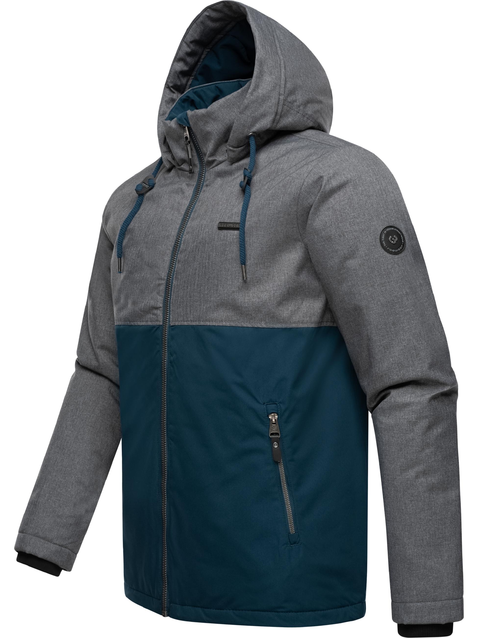 Übergangsjacke mit abnehmbarer Kapuze "Roens" Grey