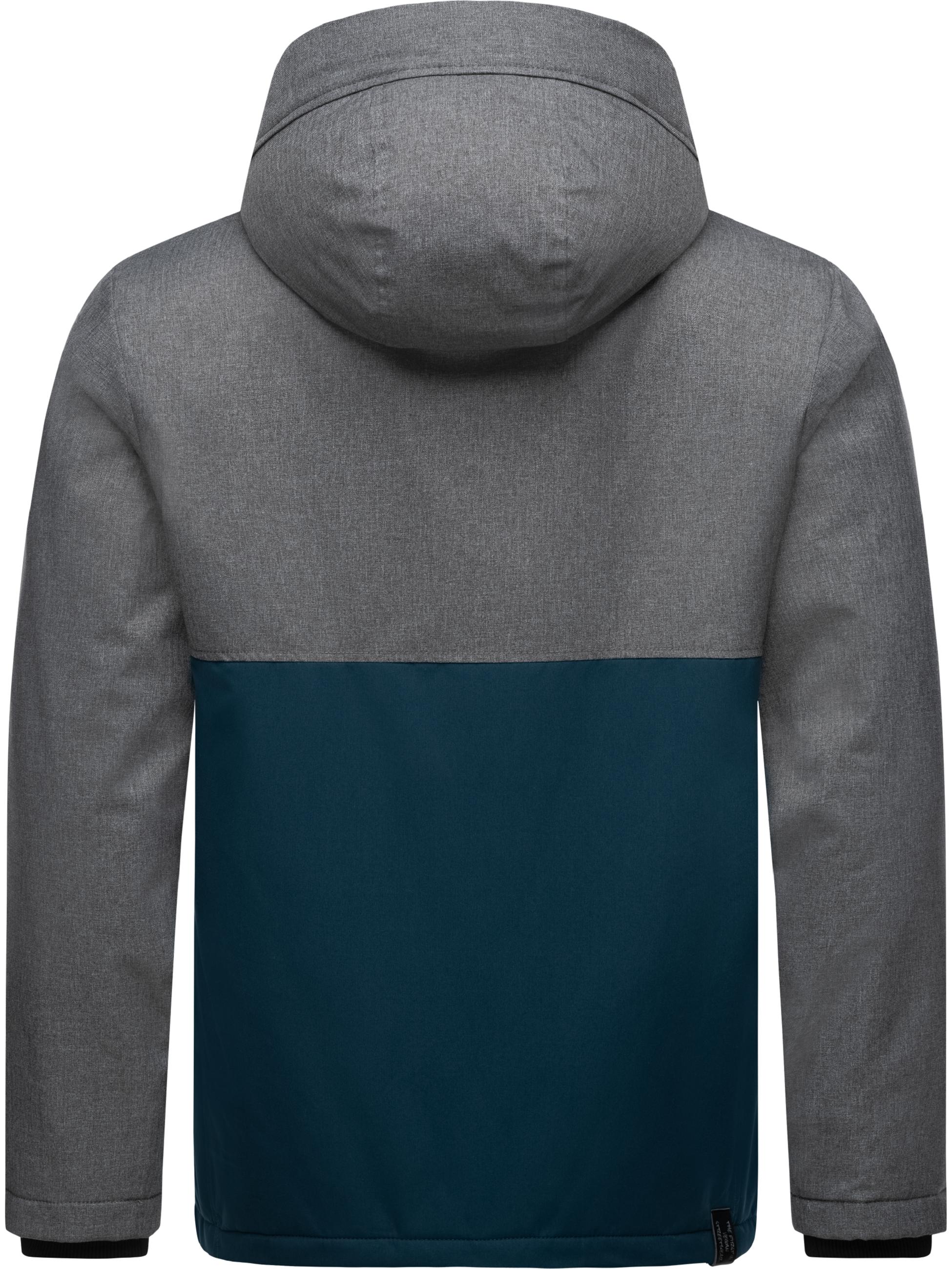 Übergangsjacke mit abnehmbarer Kapuze "Roens" Grey